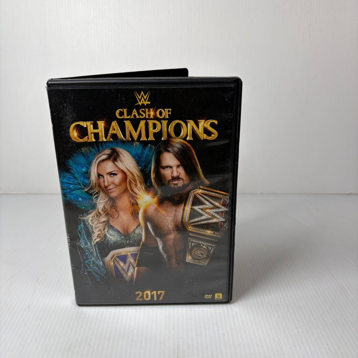 WWE Clash of Champions 2017 DVD AJ Styles Charlotte Flair Wrestling