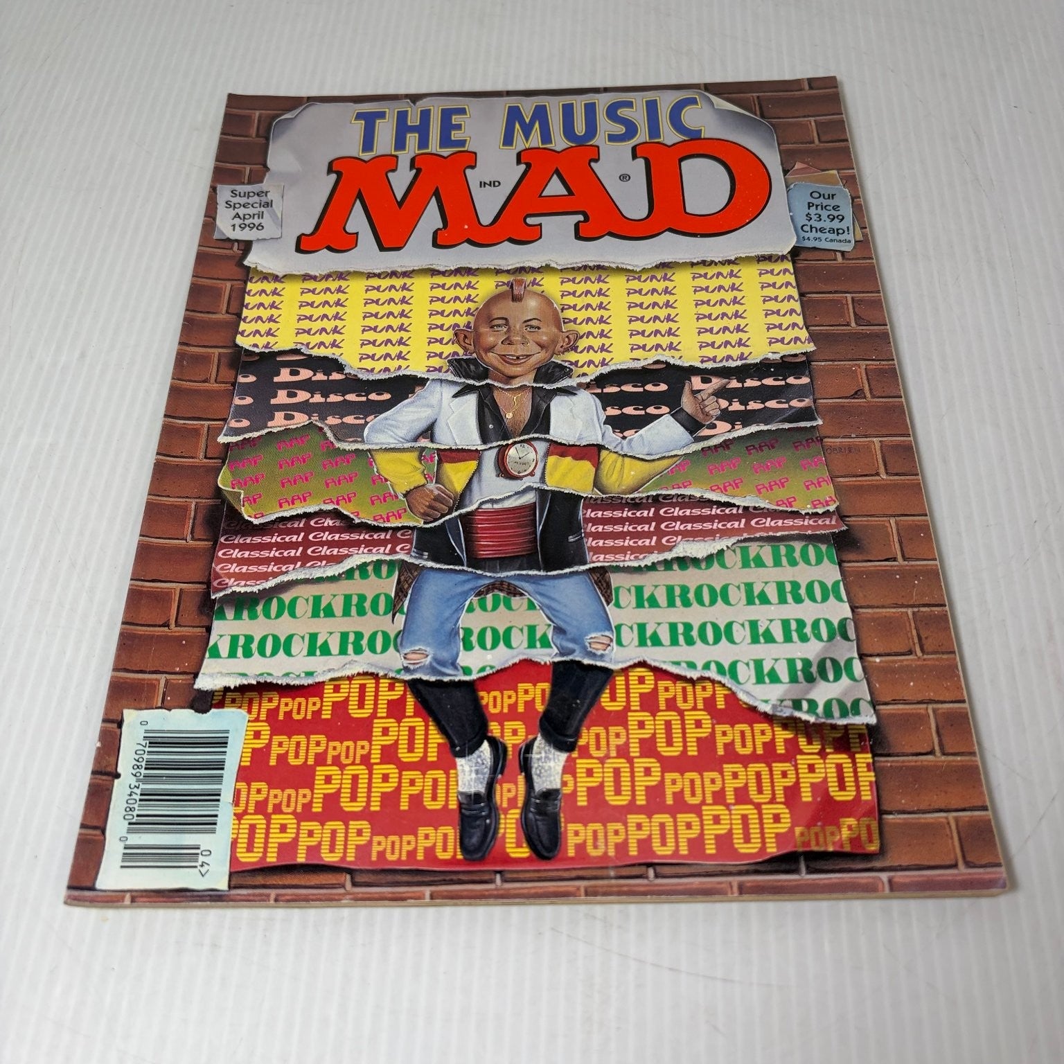 Mad Magazine Super Special April 1996 The Music Alfred E. Neuman Parody