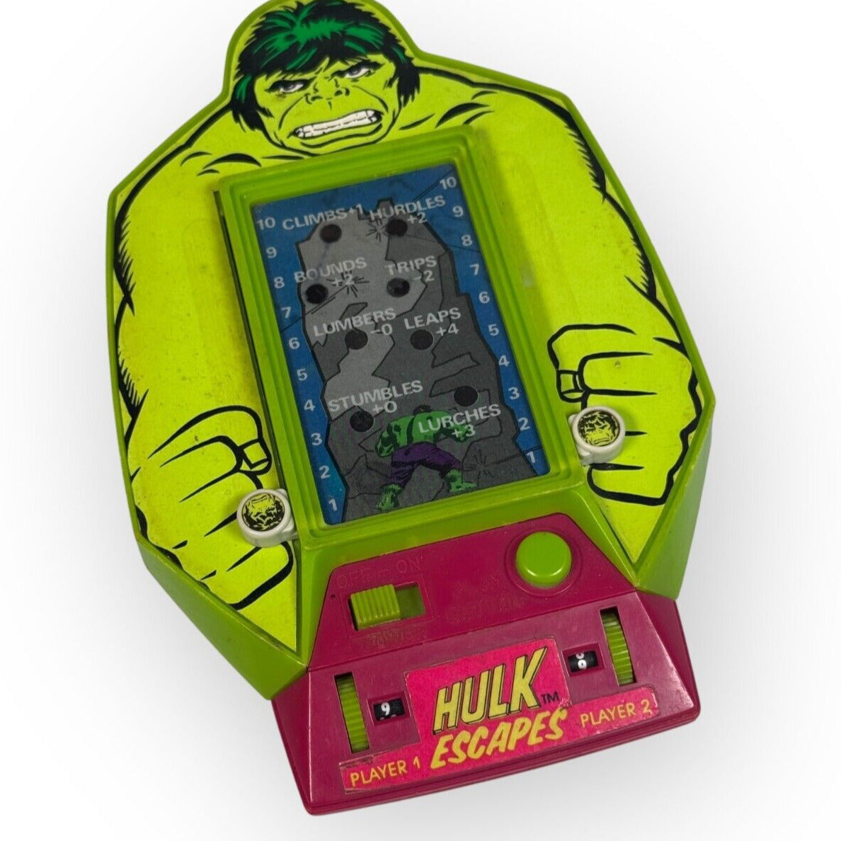 Vintage 1978 Hulk & Spiderman Bandai Handheld Games Marvel As Is Defective