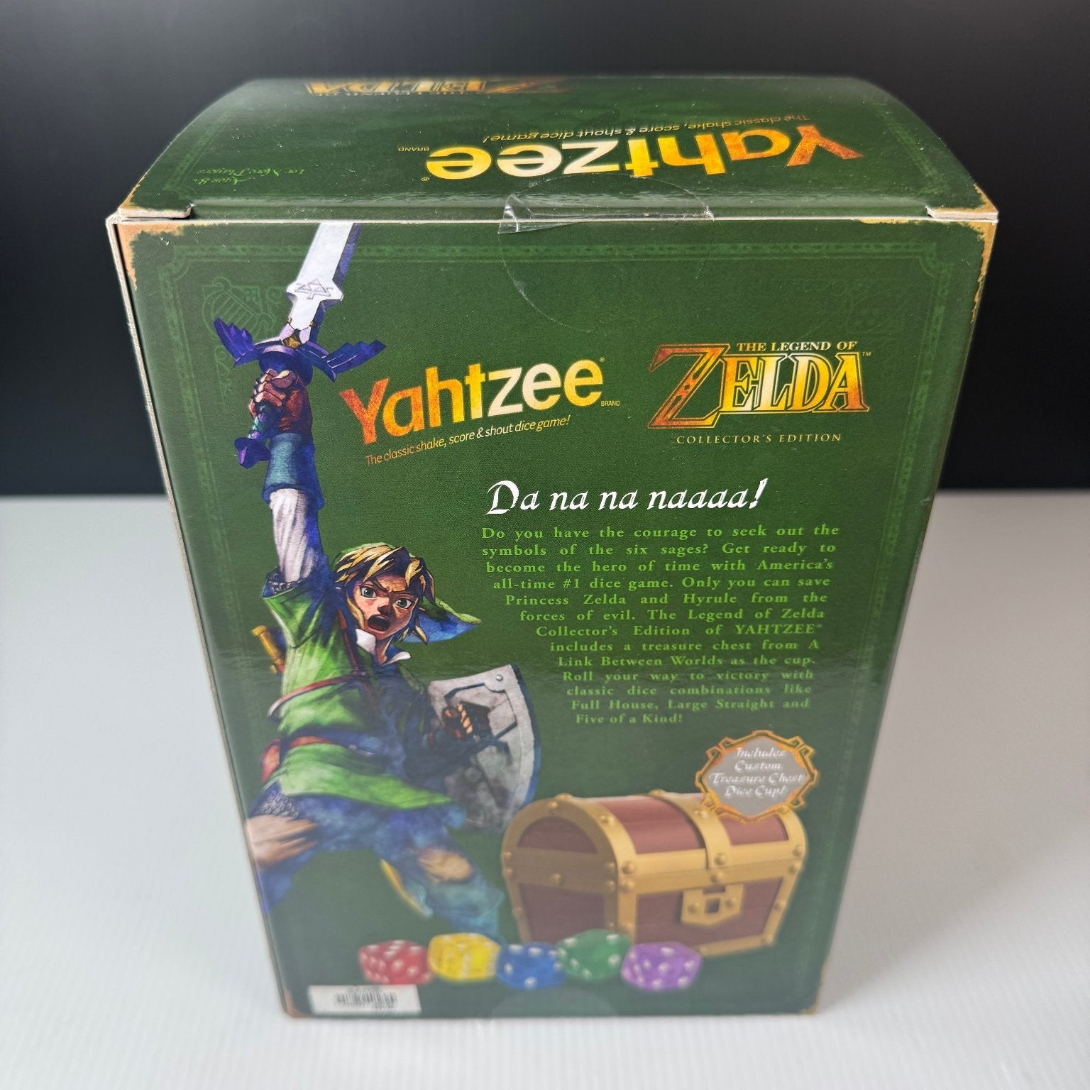 Yahtzee The Legend of Zelda Collector's Edition Dice Game Ages 8+