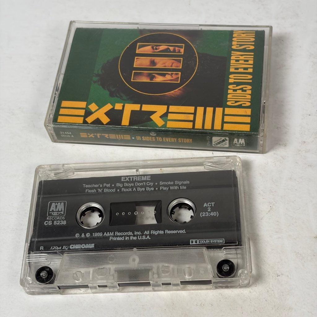 Extreme III Sides To Every Story Cassette Tape A&M Records 1992 Rock