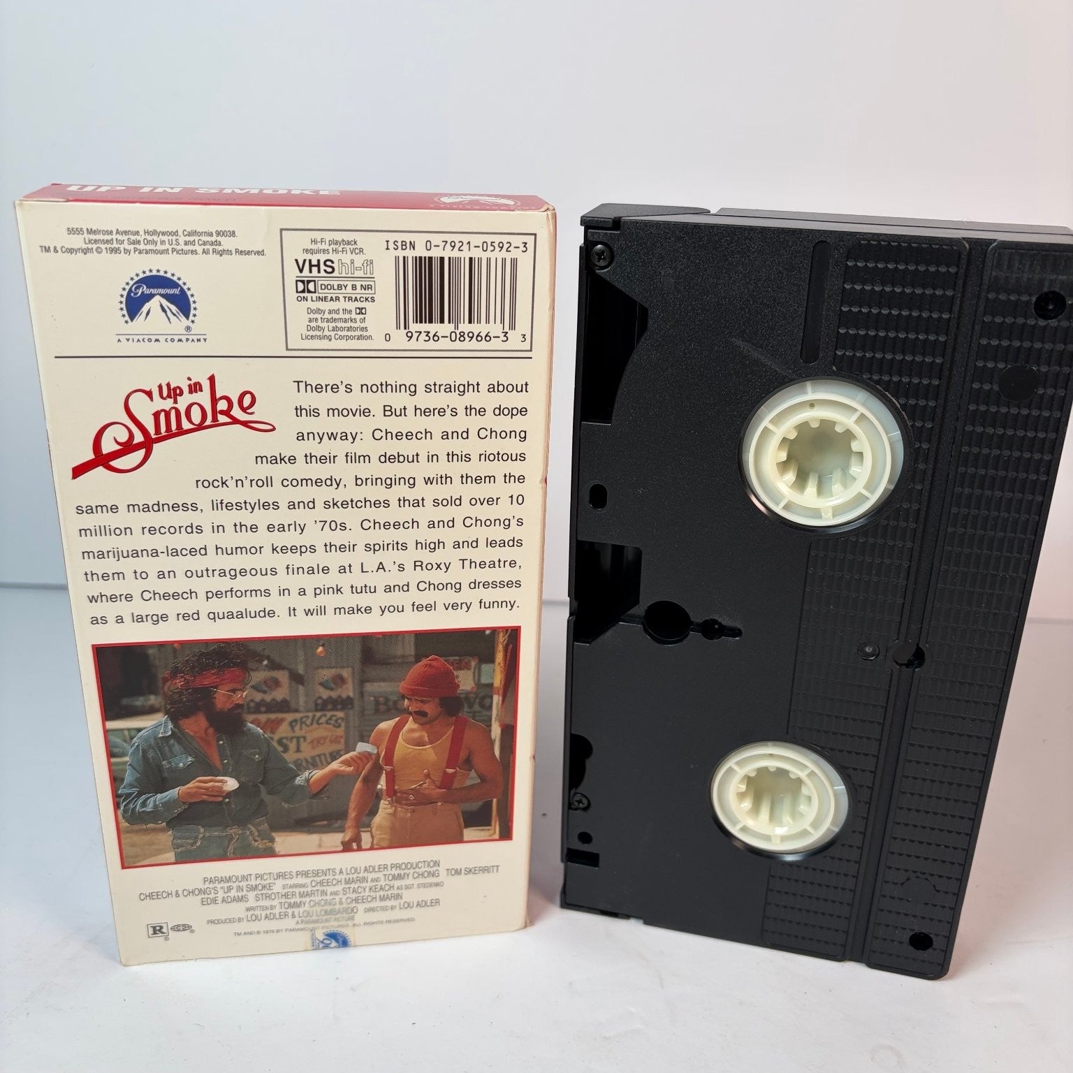 Cheech & Chong's Up in Smoke VHS 1995 Comedy Paramount Pictures R