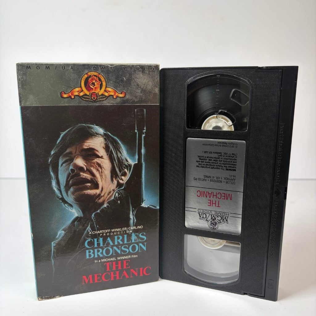 The Mechanic VHS Charles Bronson Michael Winner MGM/UA Action 1972 Film