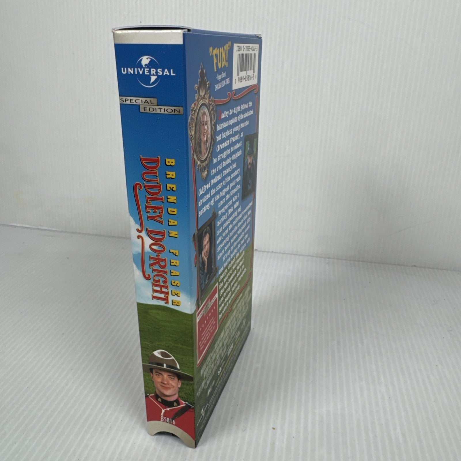 Dudley Do-Right (1999) Special Edition VHS Tape | Brendan Fraser & SJP