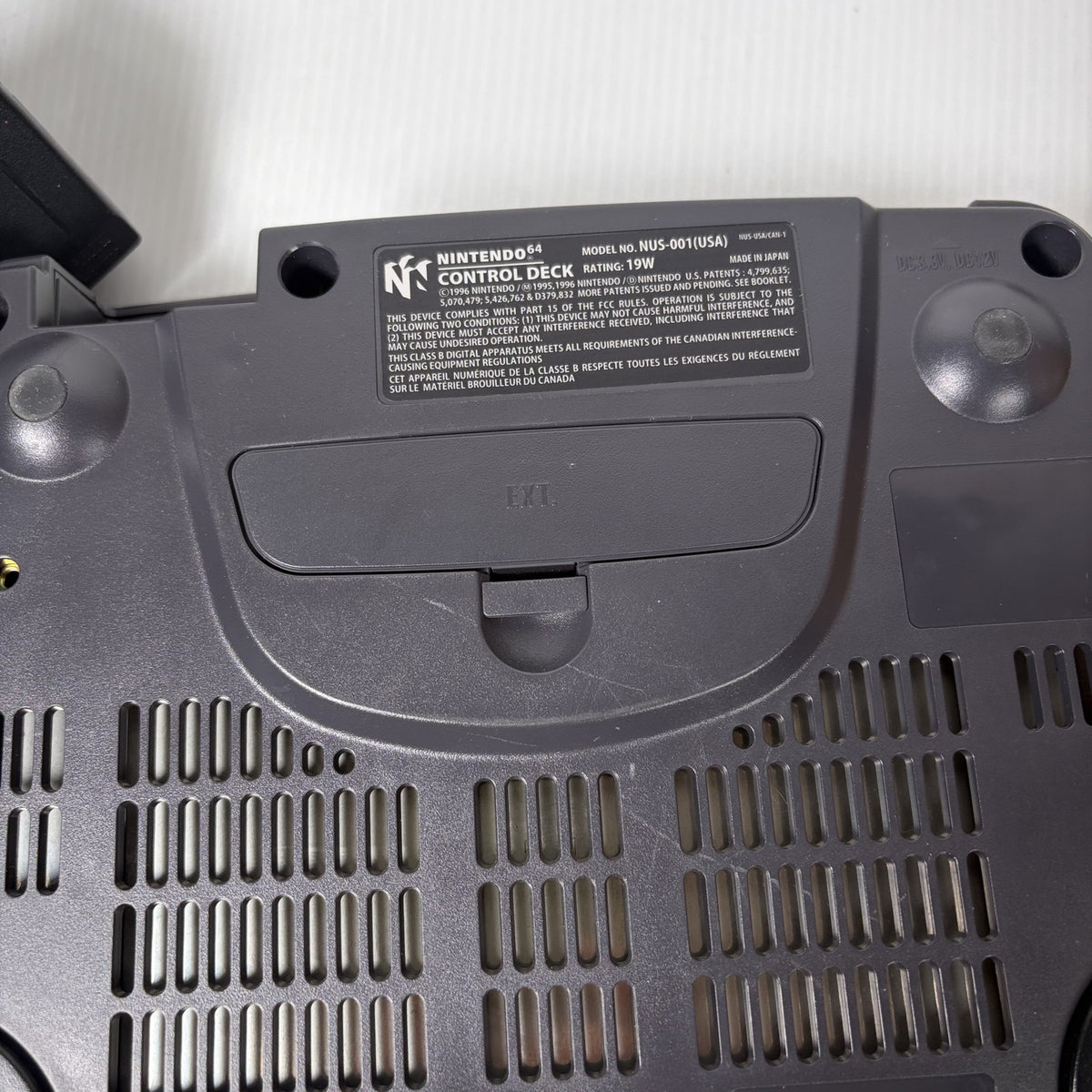 Nintendo 64 N64 Console System Gray NUS-001(USA) with OEM Controller & Cables