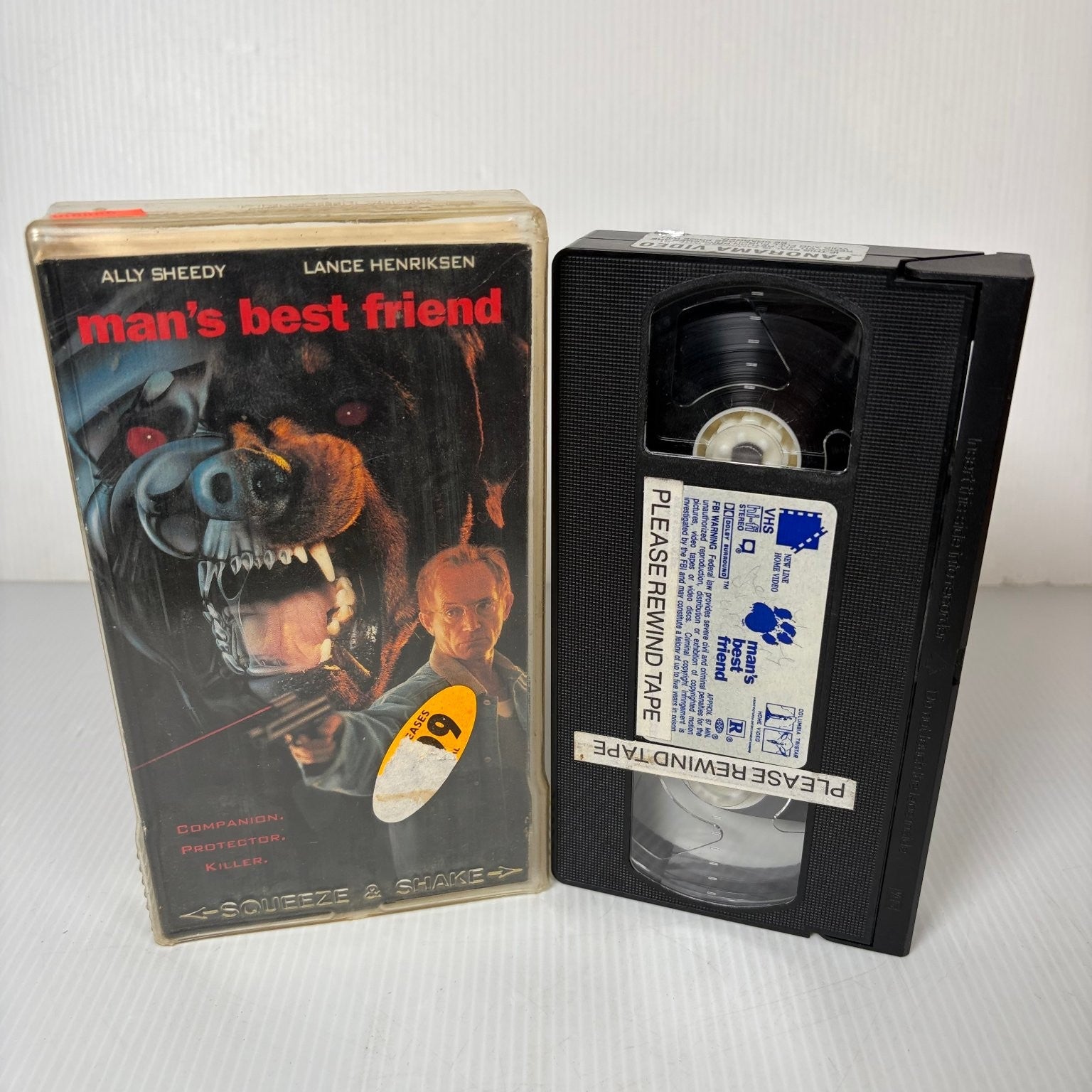 Man's Best Friend VHS 1993 Sci-Fi Horror Panorama Video (Cut Box Ex-Rental)