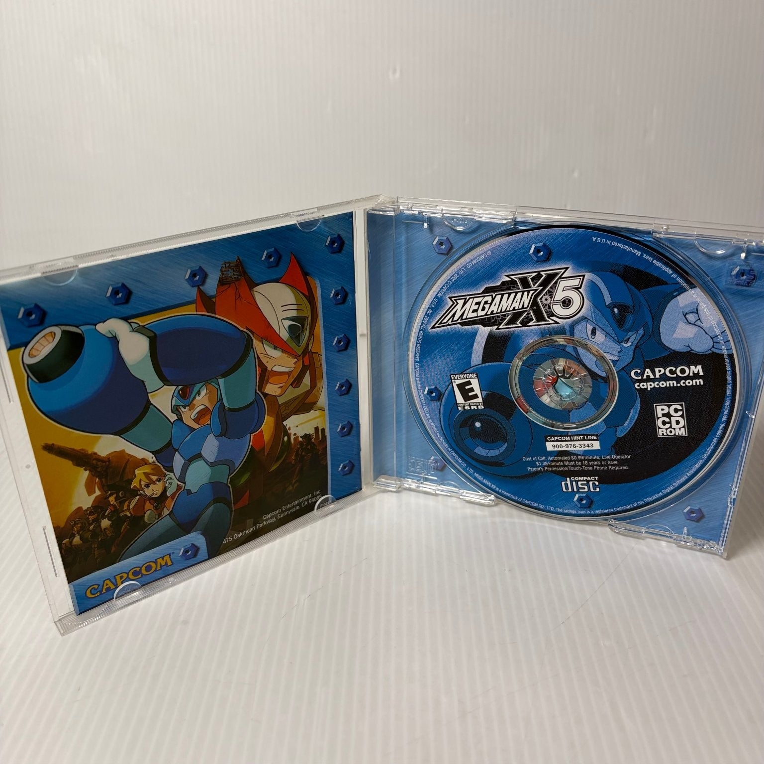 Mega Man X5 PC Video Game Capcom Windows 95 98 Retro Action Platformer