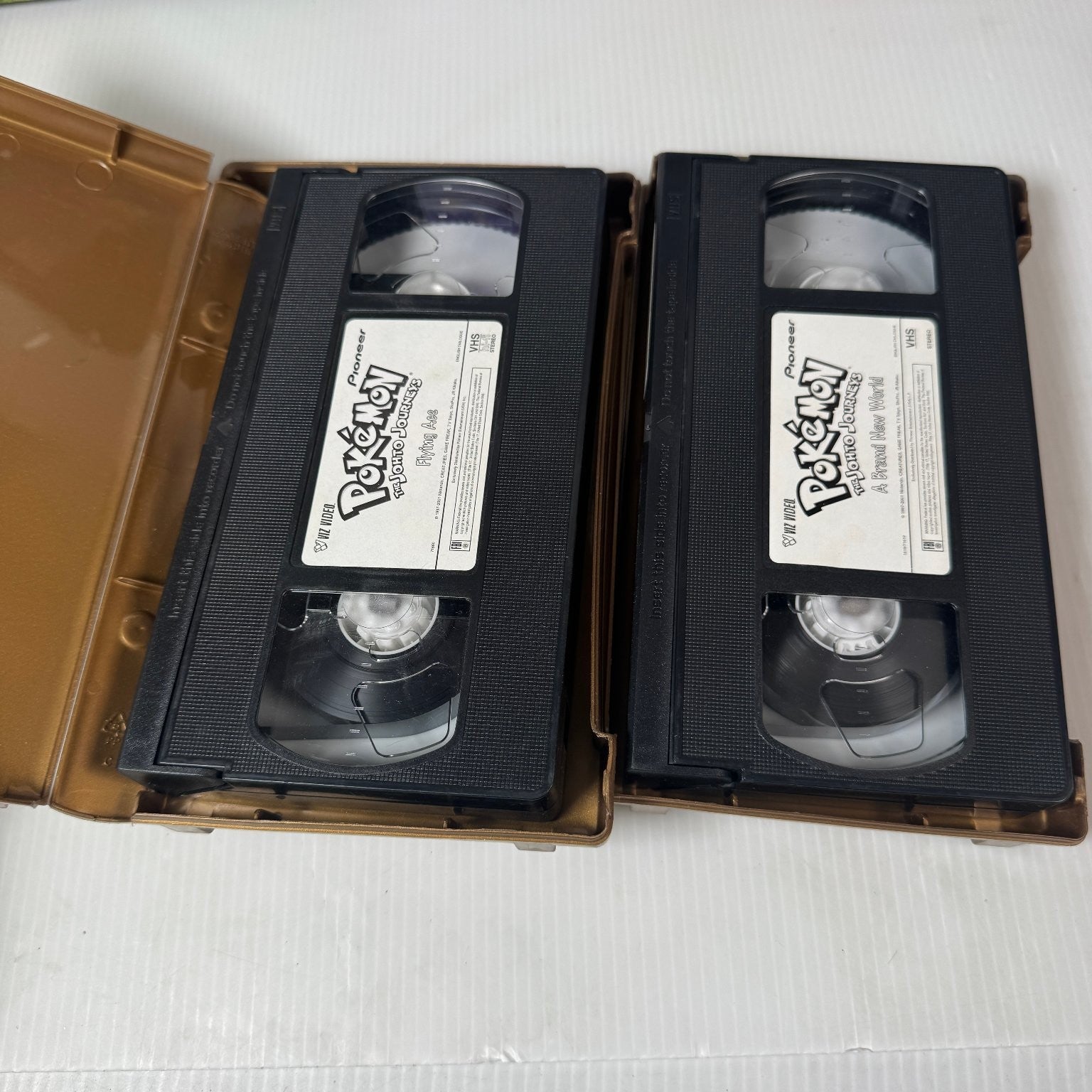 Pokémon VHS Lot of 10 1998 Anime Movie & Episodes Collection Johto, Movie & More