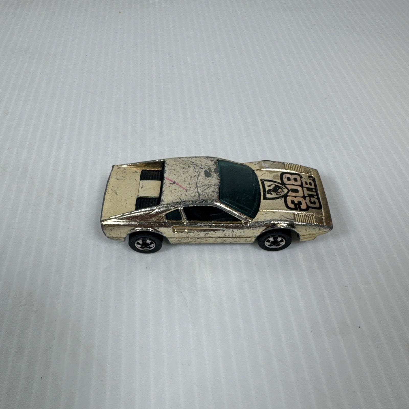 Hot Wheels 1982 Ferrari 308 GTB "Race Bait" Golden Ones With Wear