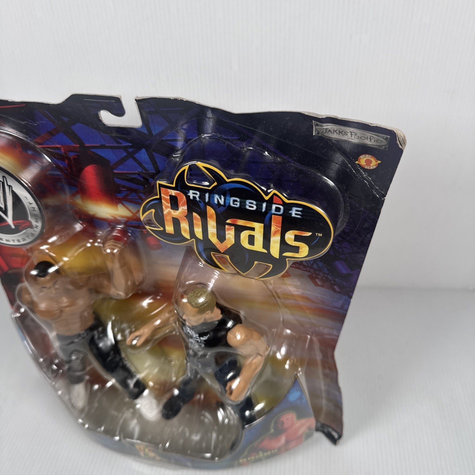 WWE Ringside Rivals The Rock Vs Brock Lesnar Jakks Wrestling 2-Pack Figures