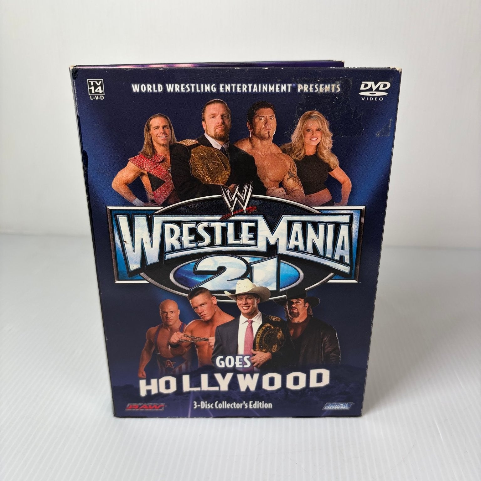 WrestleMania 21 DVD 2005 3-Disc Collector's Edition WWE Superstars John Cena