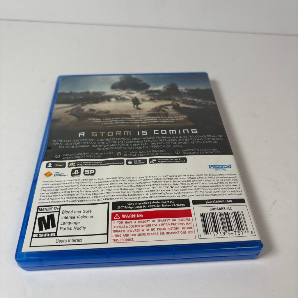 Ghost of Tsushima Director's Cut PS5 PlayStation 5 Sucker Punch Open World