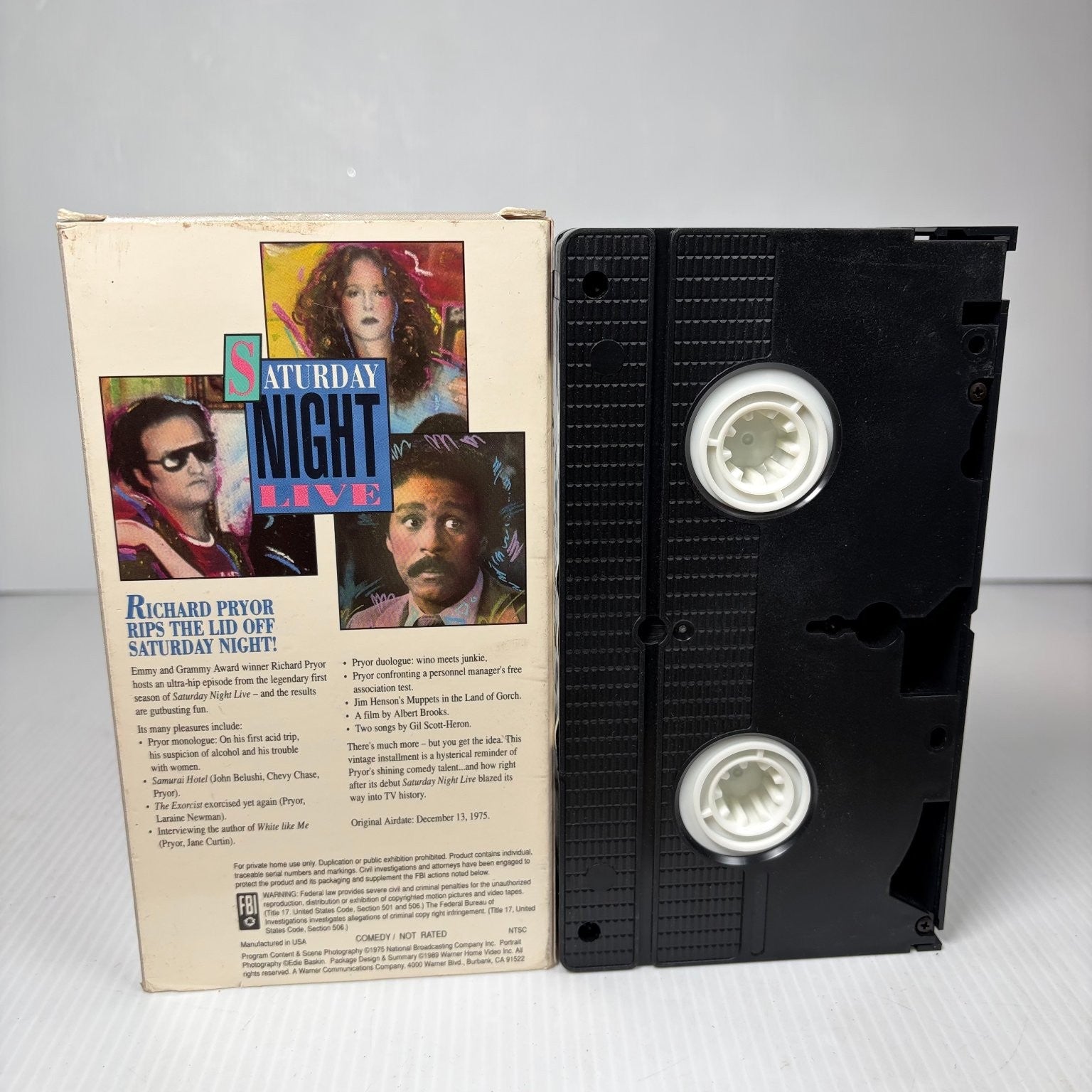 Richard Pryor SNL Saturday Night Live VHS 1975 Jim Henson Muppets Land of Gorch