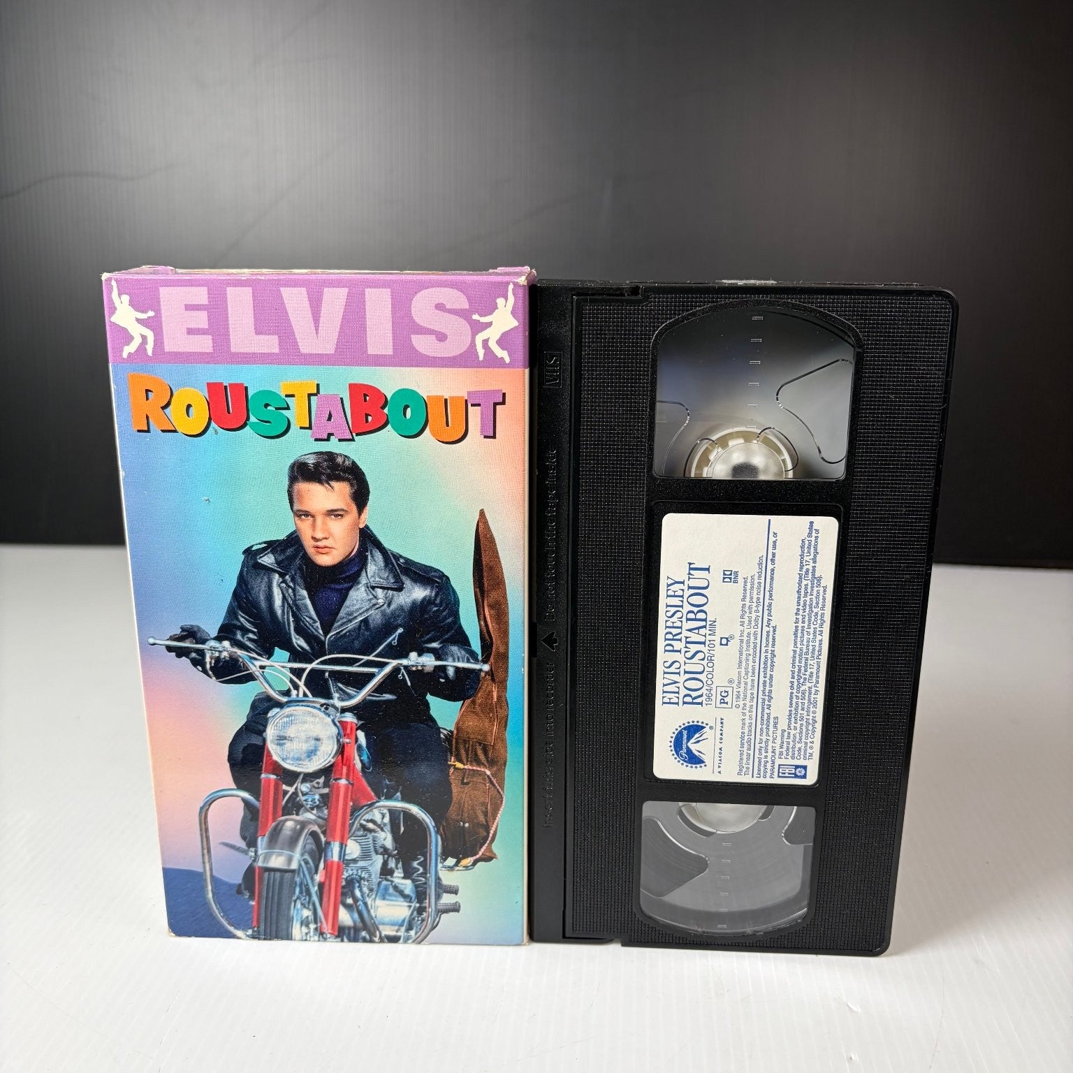 ELVIS ROUSTABOUT VHS 1964 Musical Comedy Drama Paramount Pictures