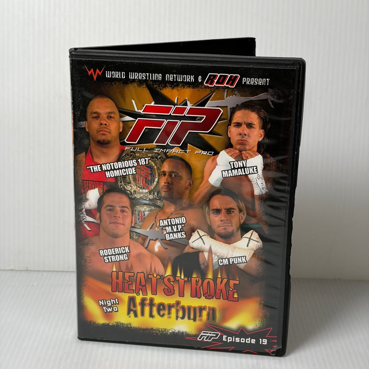 FIP Heat Stroke Afterburn Night 2 DVD 2007 CM Punk Samoa Joe Homicide Wrestling