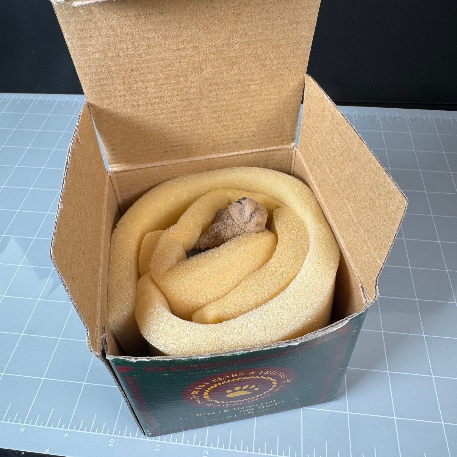 Boyds Bears & Friends Baseball Hare 1993 Resin Statue Vintage