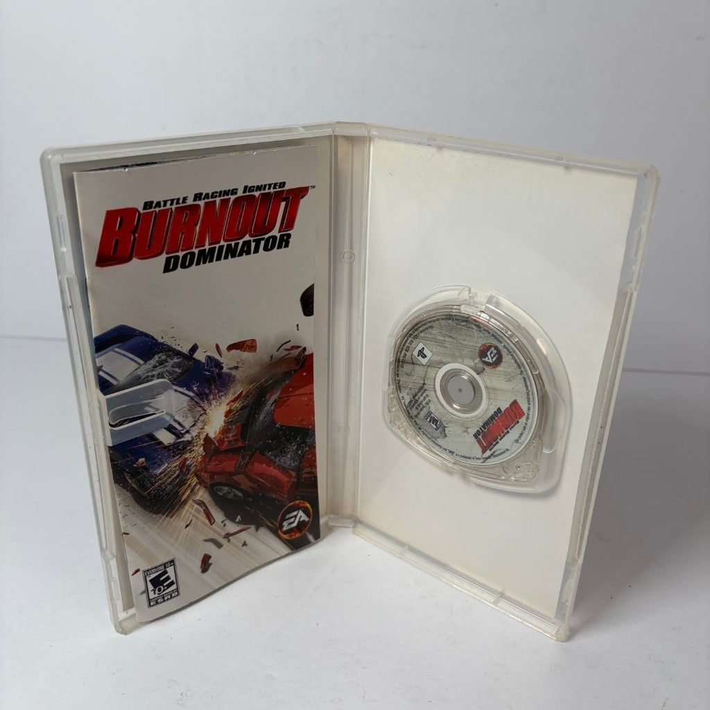 Burnout Dominator Sony PSP 2007 EA Racing Game Complete with Manual CIB