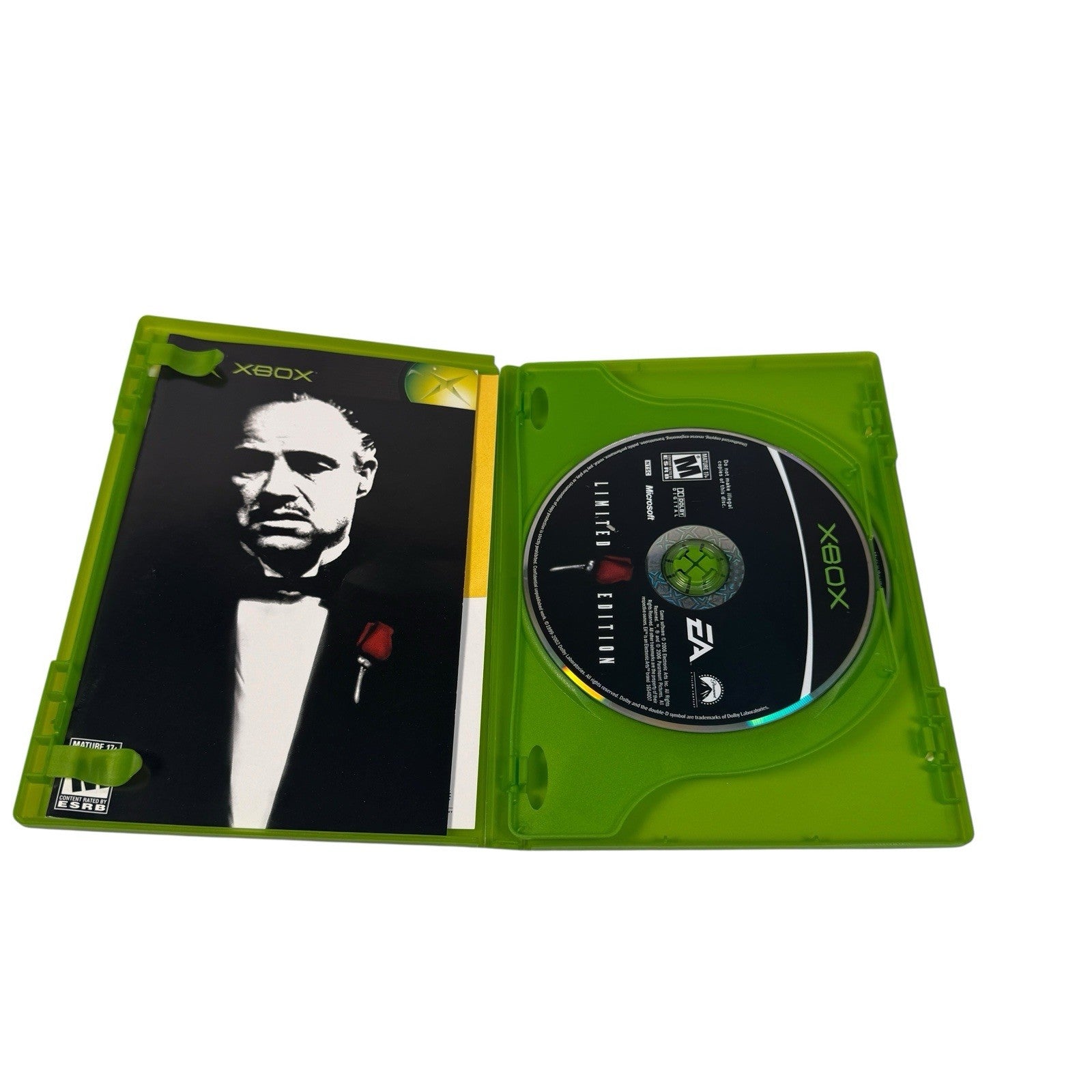 Godfather: The Game Limited Edition (Microsoft Xbox, 2006) with Manual