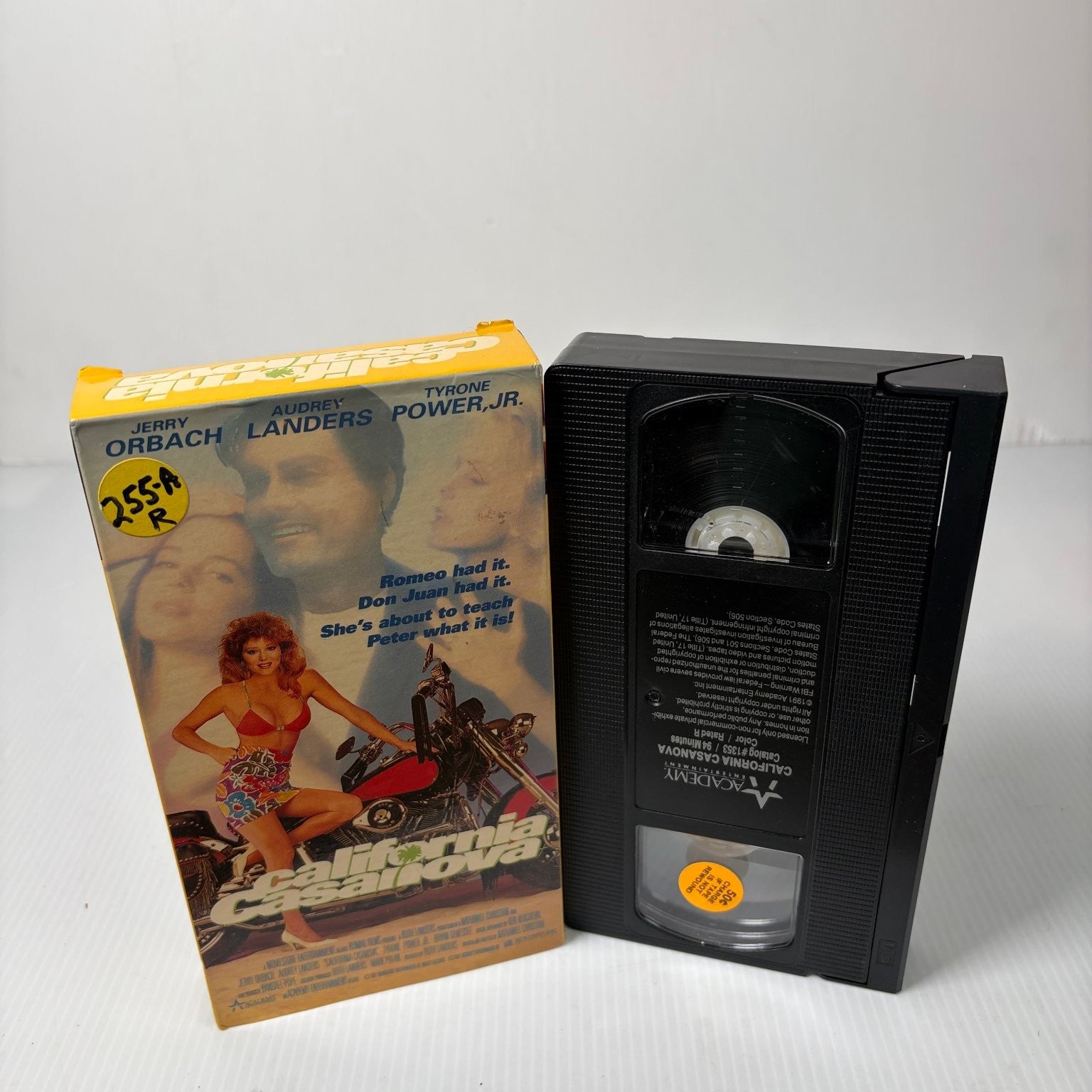 California Casanova VHS 1991 Romantic Comedy Academy Entertainment R