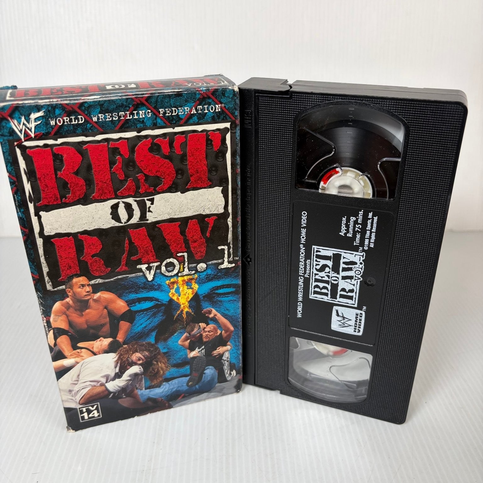 BEST OF RAW Vol. 1 VHS 1999 Wrestling WWF Home Video Stone Cold The Rock