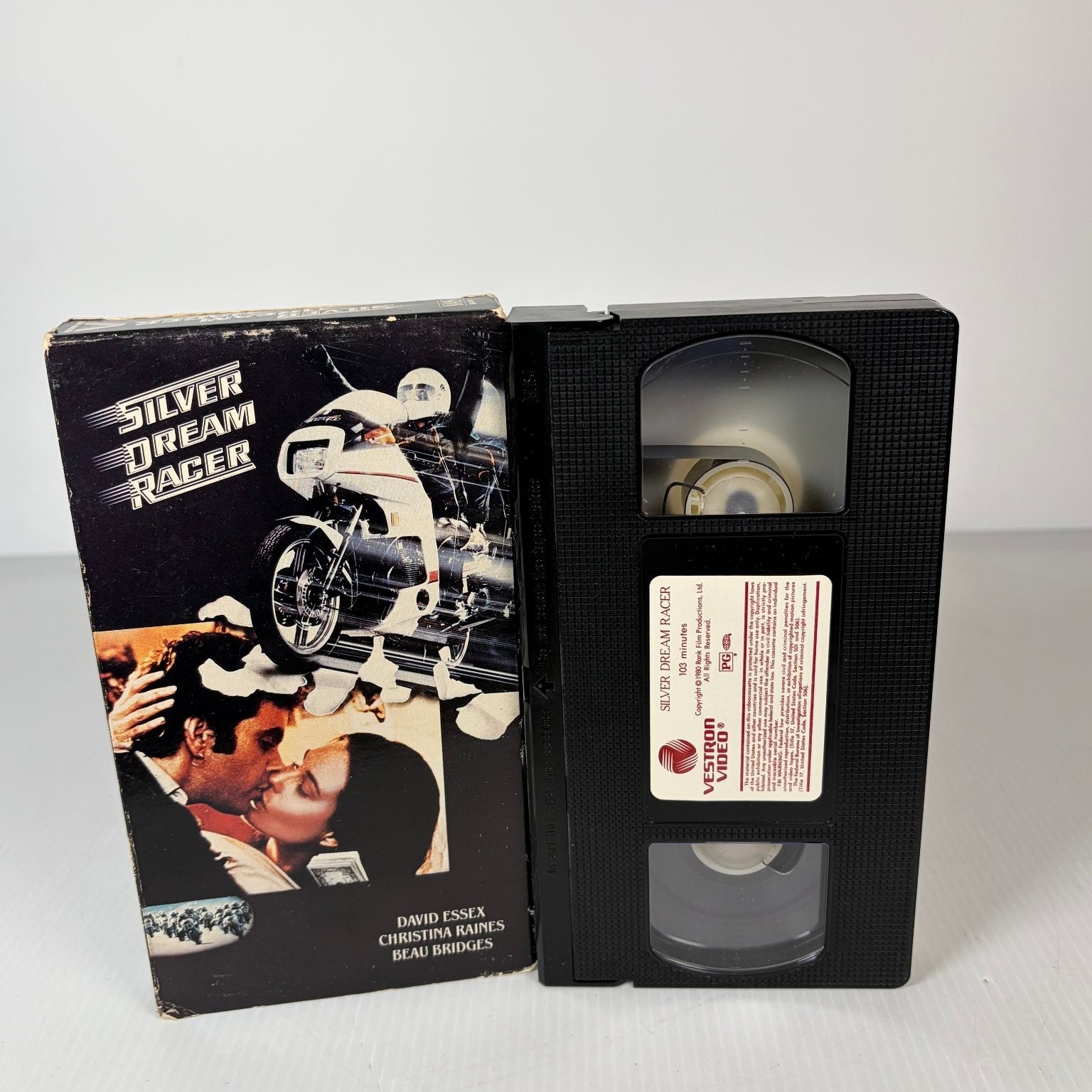 Silver Dream Racer VHS 1980 Drama David Essex Beau Bridges Vestron Video