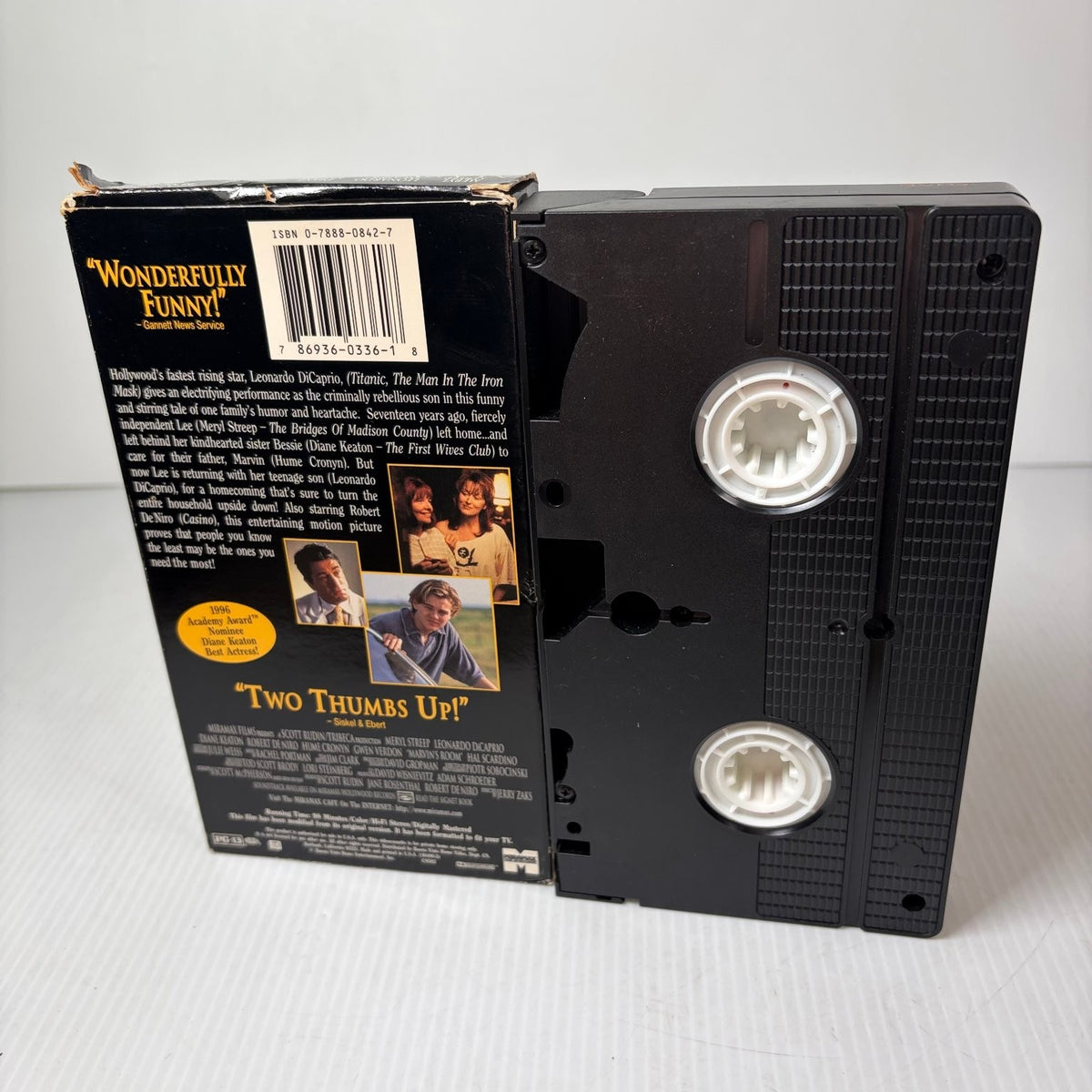 Marvin's Room VHS 1996 Drama Miramax Meryl Streep DiCaprio Keaton