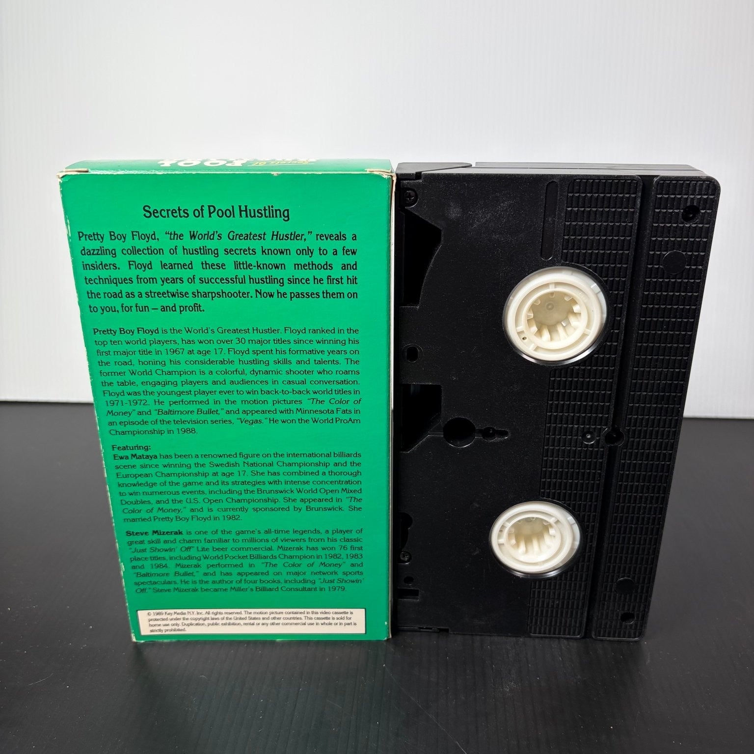 Secrets Of Pool Hustling VHS 1989 Sports Instructional Pretty Boy Floyd