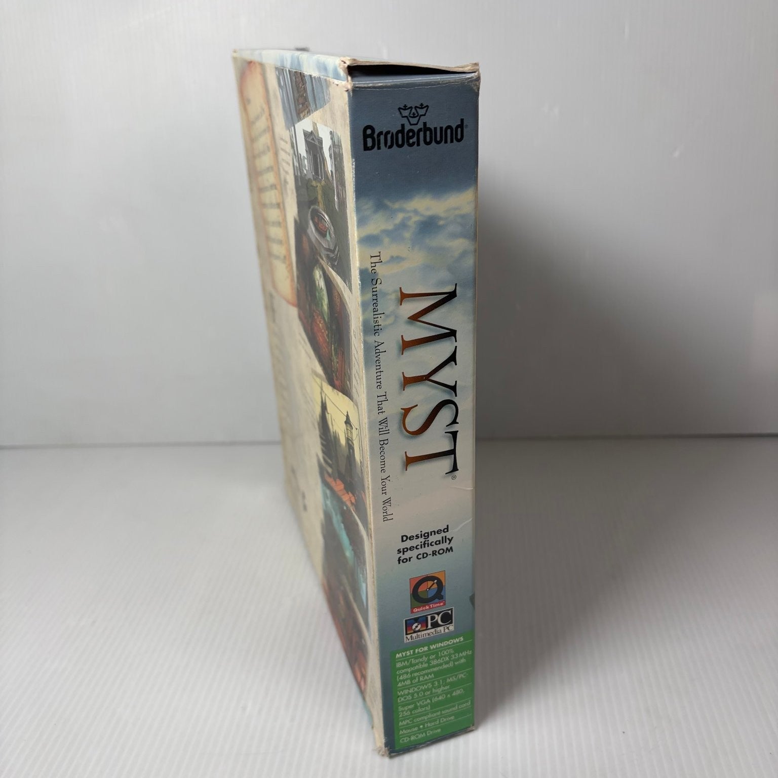 MYST PC Big Box PC CD-ROM Game Classic Adventure Puzzle Broderbund Complete