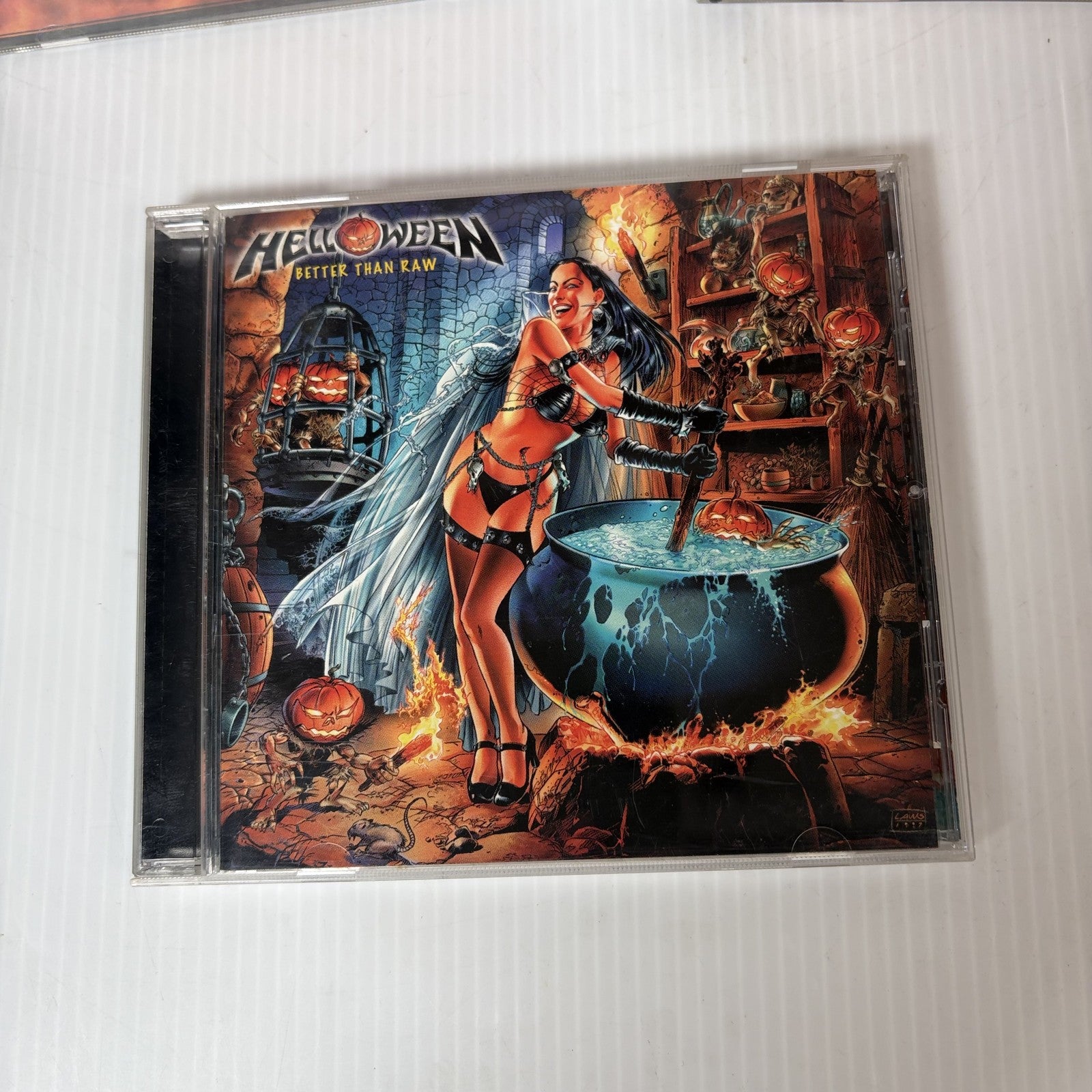 Helloween CD Lot of 3 w/ Poster Keeper of the Seven Keys Part II Better Than Raw