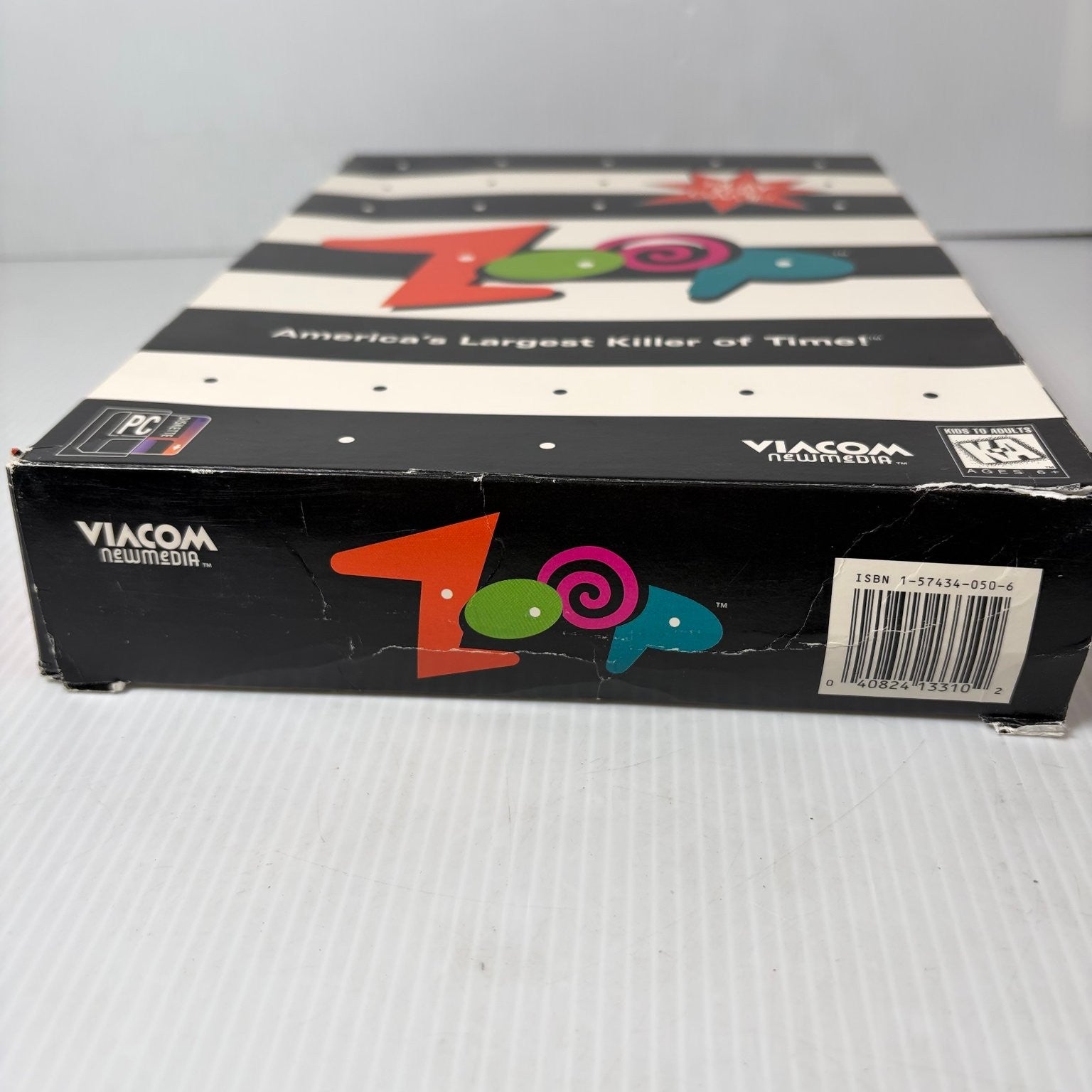 Zoop Big Box PC Mac Puzzle Video Game Viacom 3.5" Floppy Disk Complete