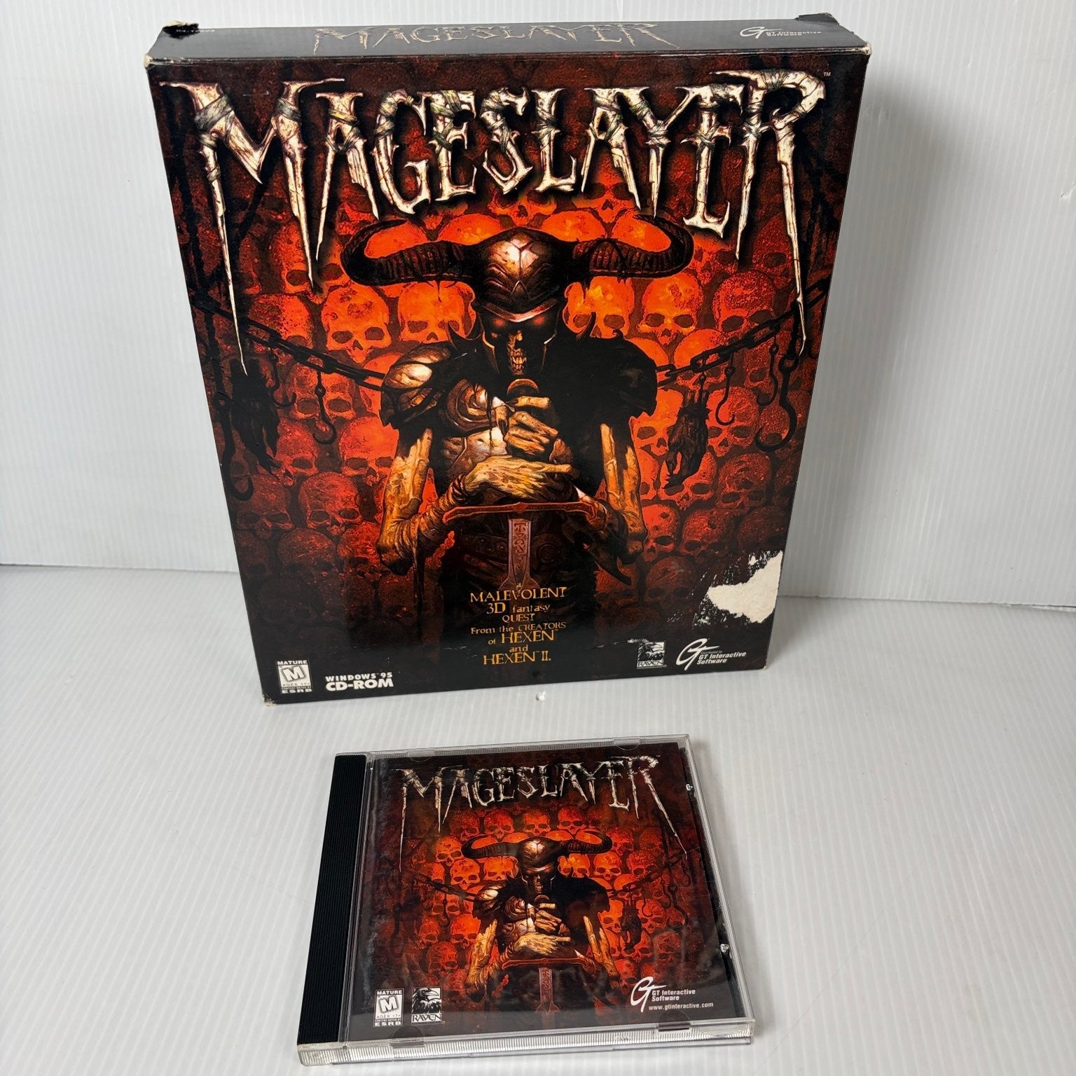 MageSlayer Windows 95 PC Bog Box Game Complete Raven Software GT Interactive