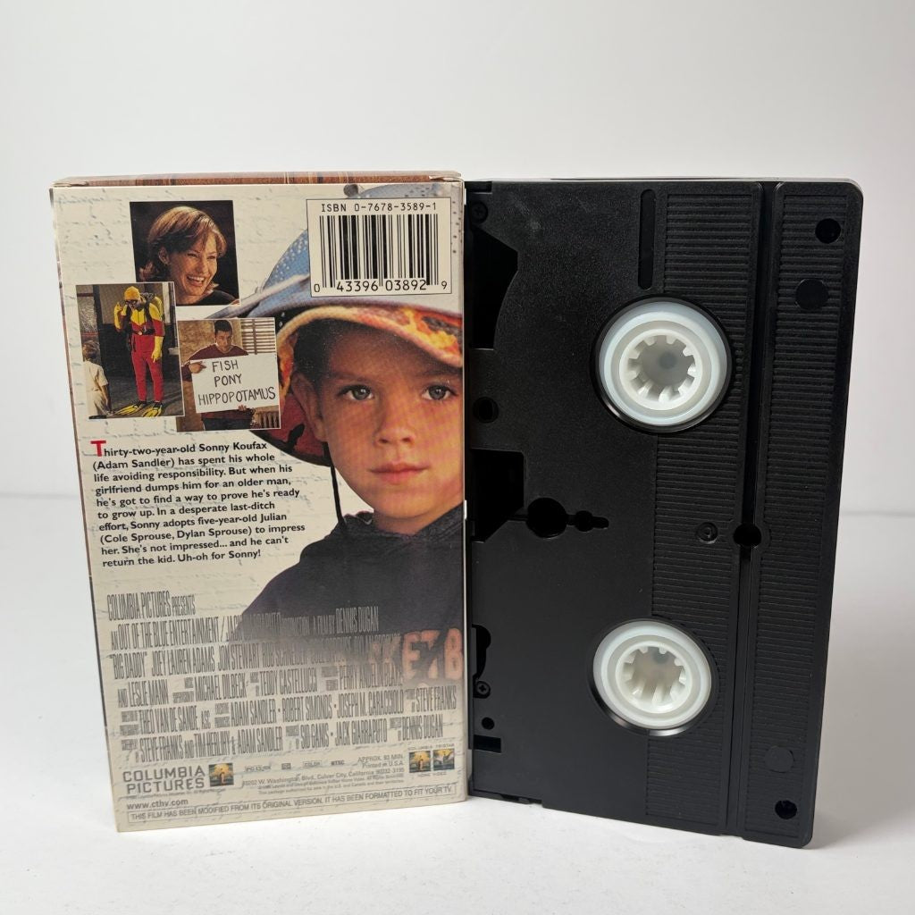 Big Daddy VHS Adam Sandler Columbia TriStar 1999 Comedy PG-13
