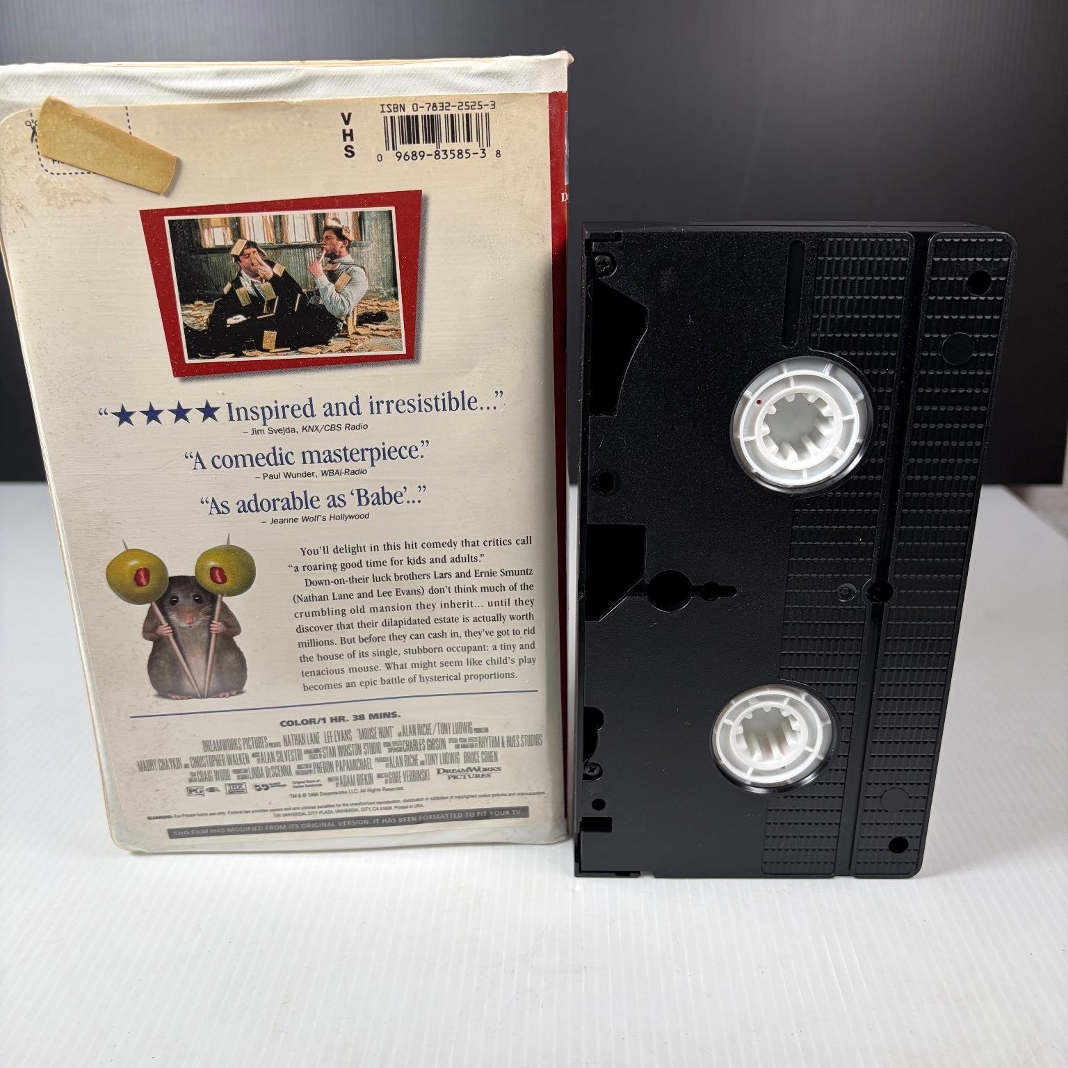MouseHunt VHS 1997 Comedy Original Release DreamWorks THX