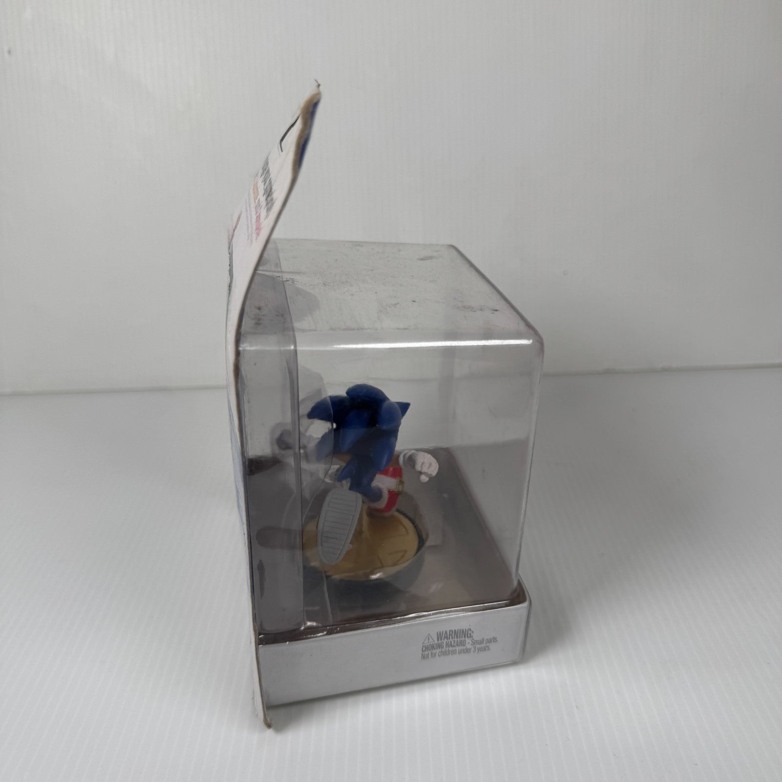 Nintendo Amiibo Sonic Super Smash Bros. Wii U Figure Sealed in Box w/ Wear