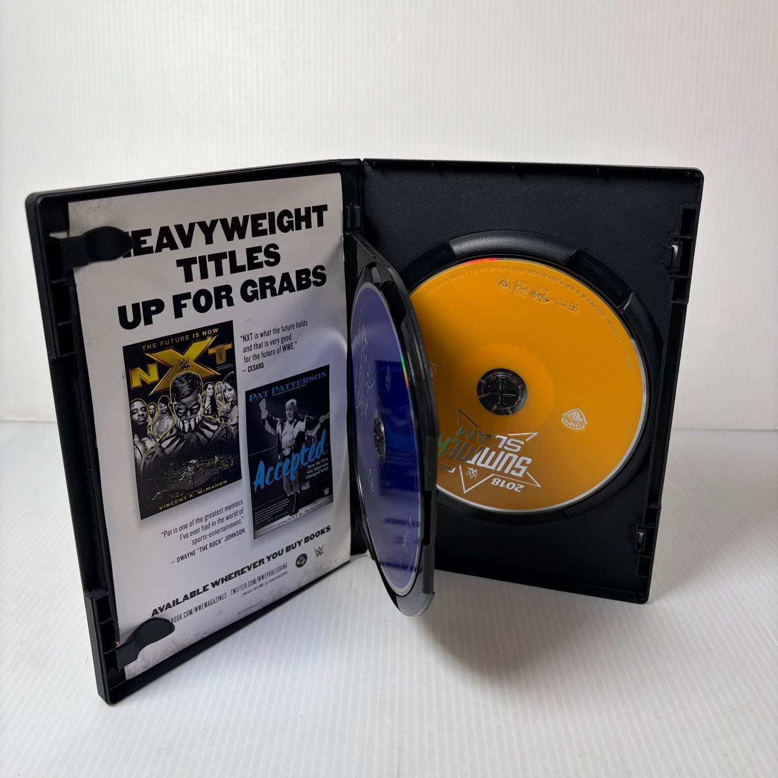 WWE SummerSlam 2018 DVD 2-Disc Set Roman Reigns Ronda Rousey Brock Lesnar
