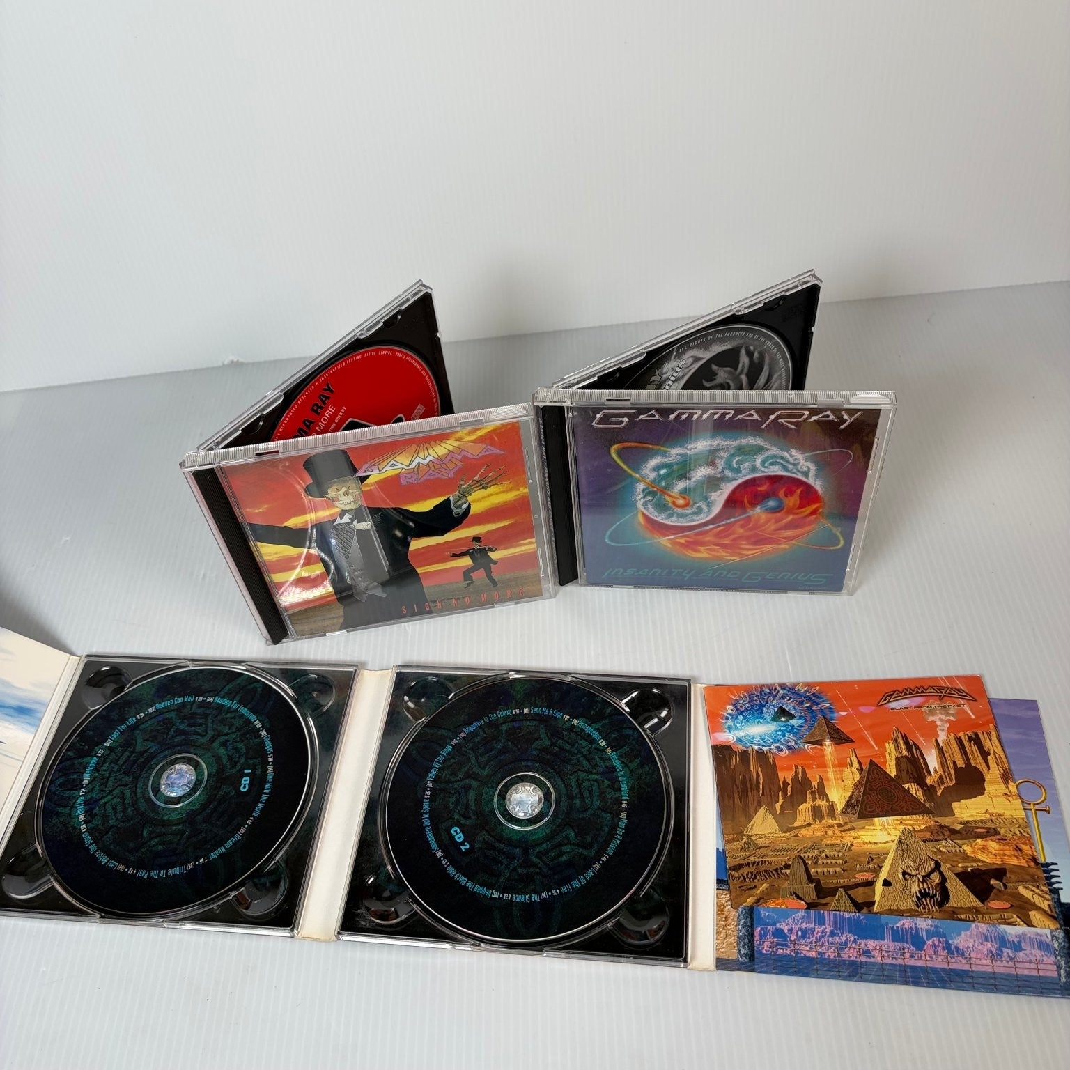 Gamma Ray Lot of 3 CDs Sigh No More, Insanity and Genius, Blust from the Past