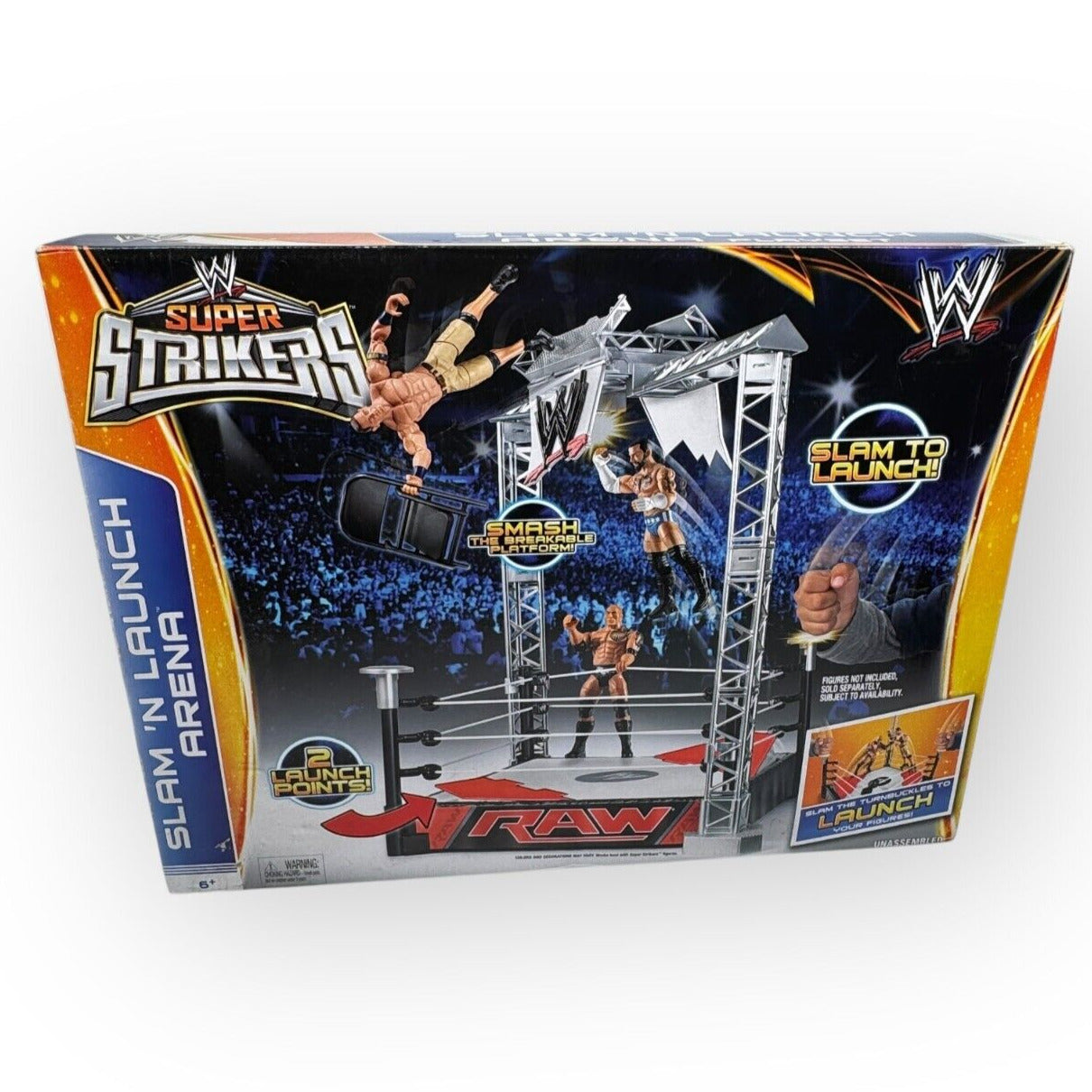 WWE Raw Wrestling Super Strikers Slam n Launch Arena With Chair New Sealed