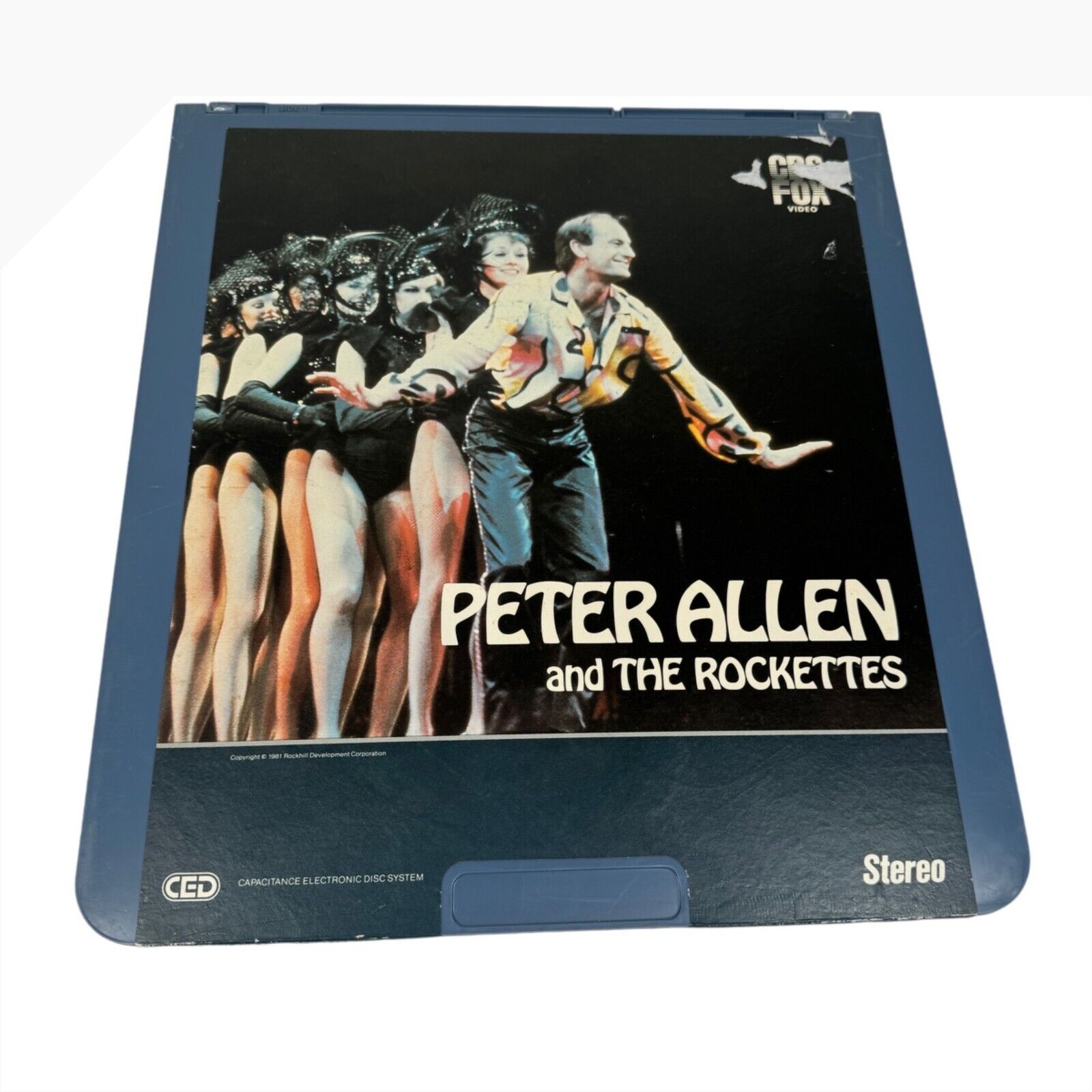 Peter Allen And The Rockettes CED VideoDisc RCA Selectavision CBS/FOX