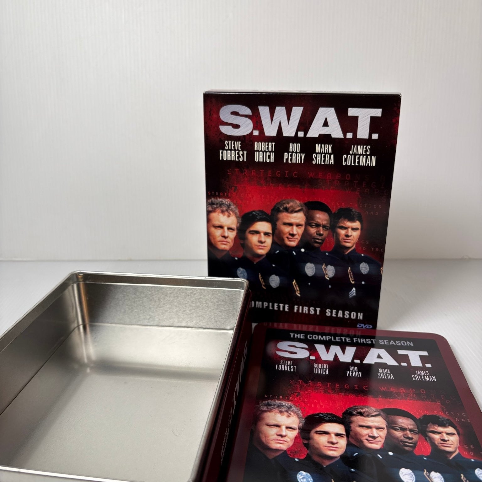 S.W.A.T. The Complete First Season DVD 2003 Collector's Tin Robert Urich