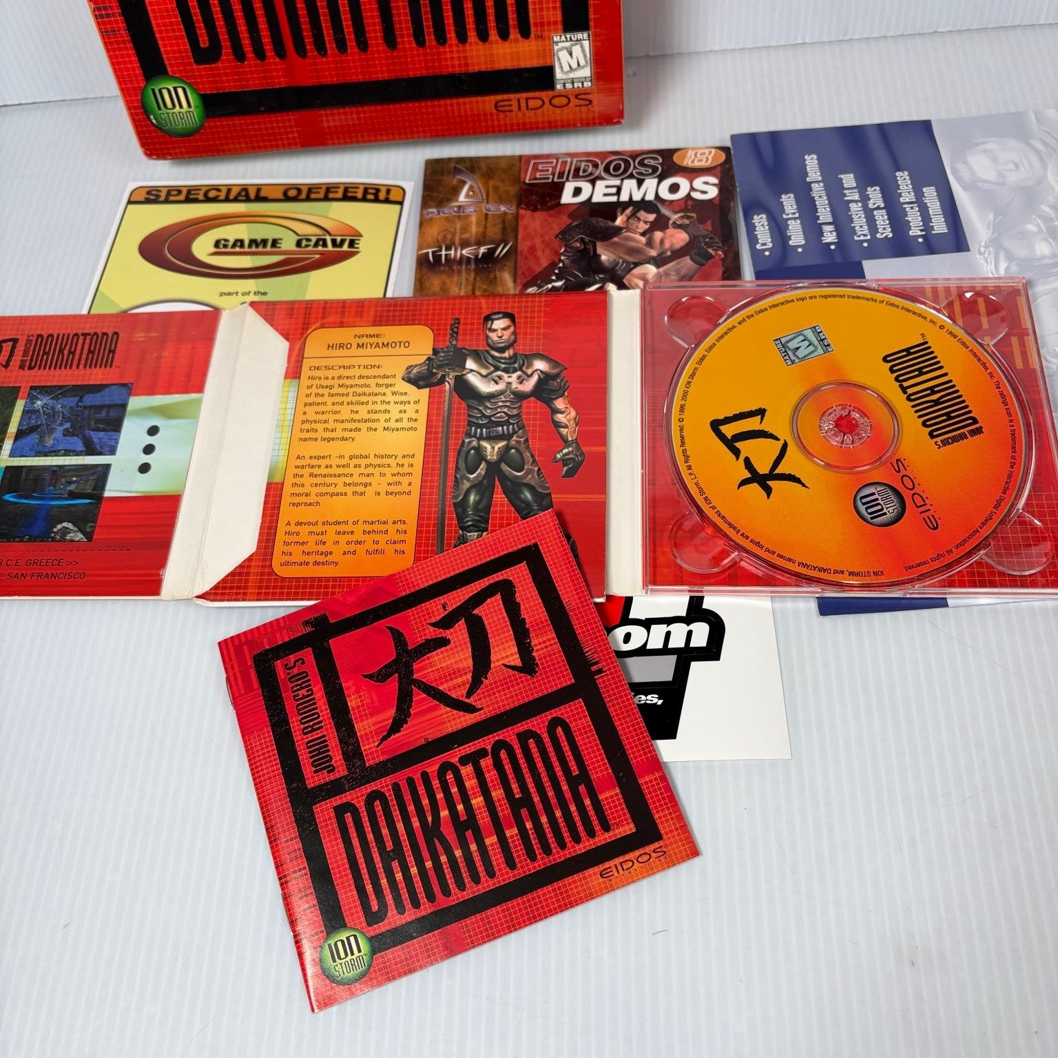 John Romero's Daikatana Big Box PC CD-ROM First Person Shooter Game Complete