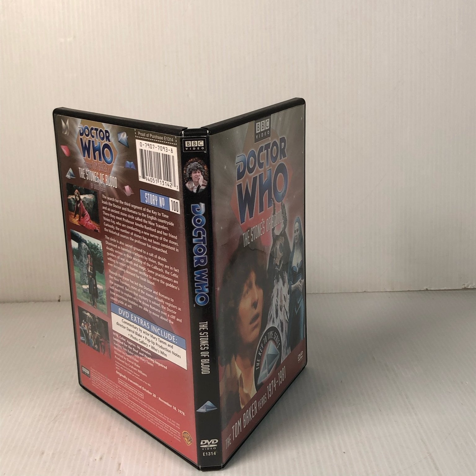 Doctor Who: The Stones of Blood DVD 1978 Tom Baker Key to Time Sci-Fi Series