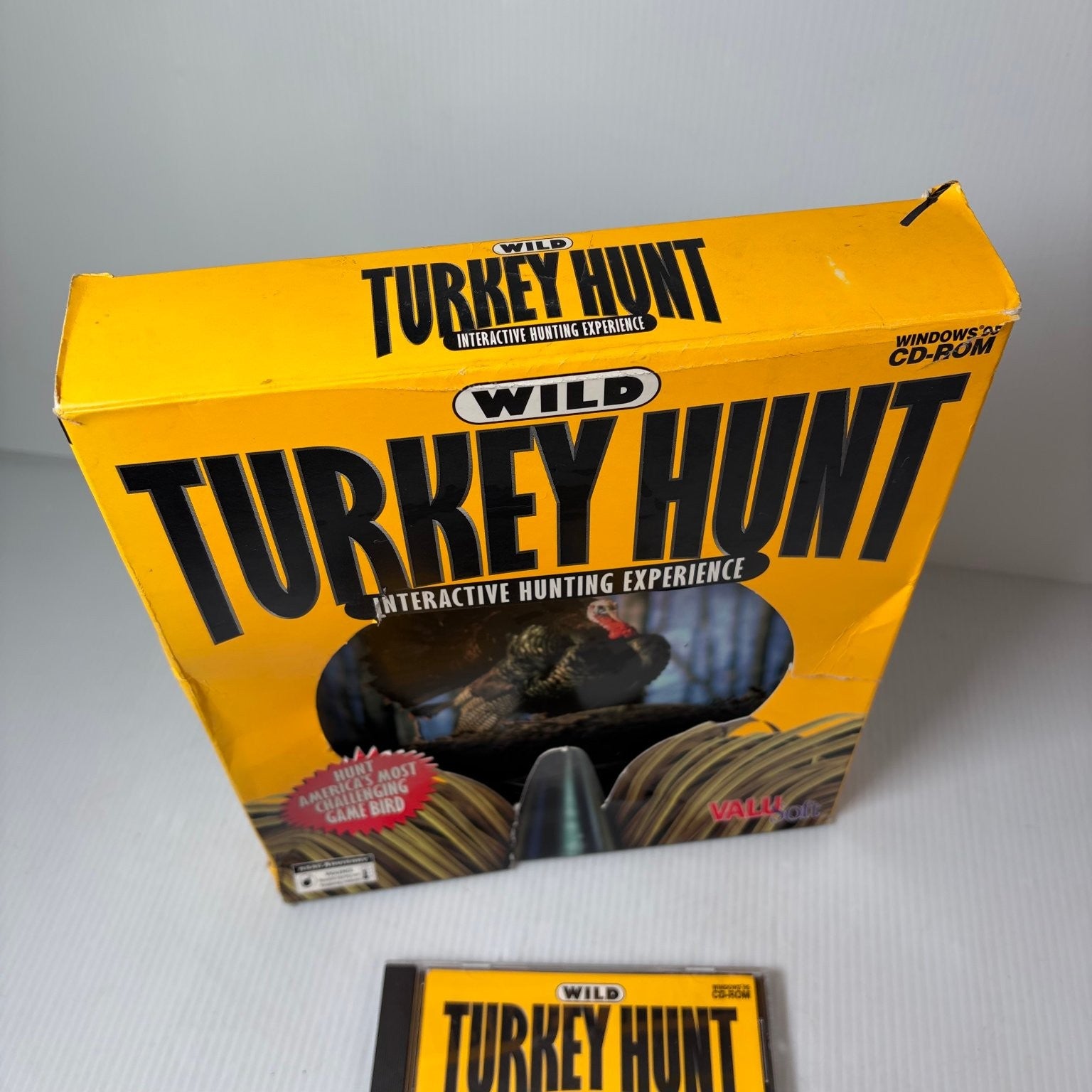 Wild Turkey Hunt Windows 95 Big Box PC CD-ROM Interactive Hunting FPS Complete