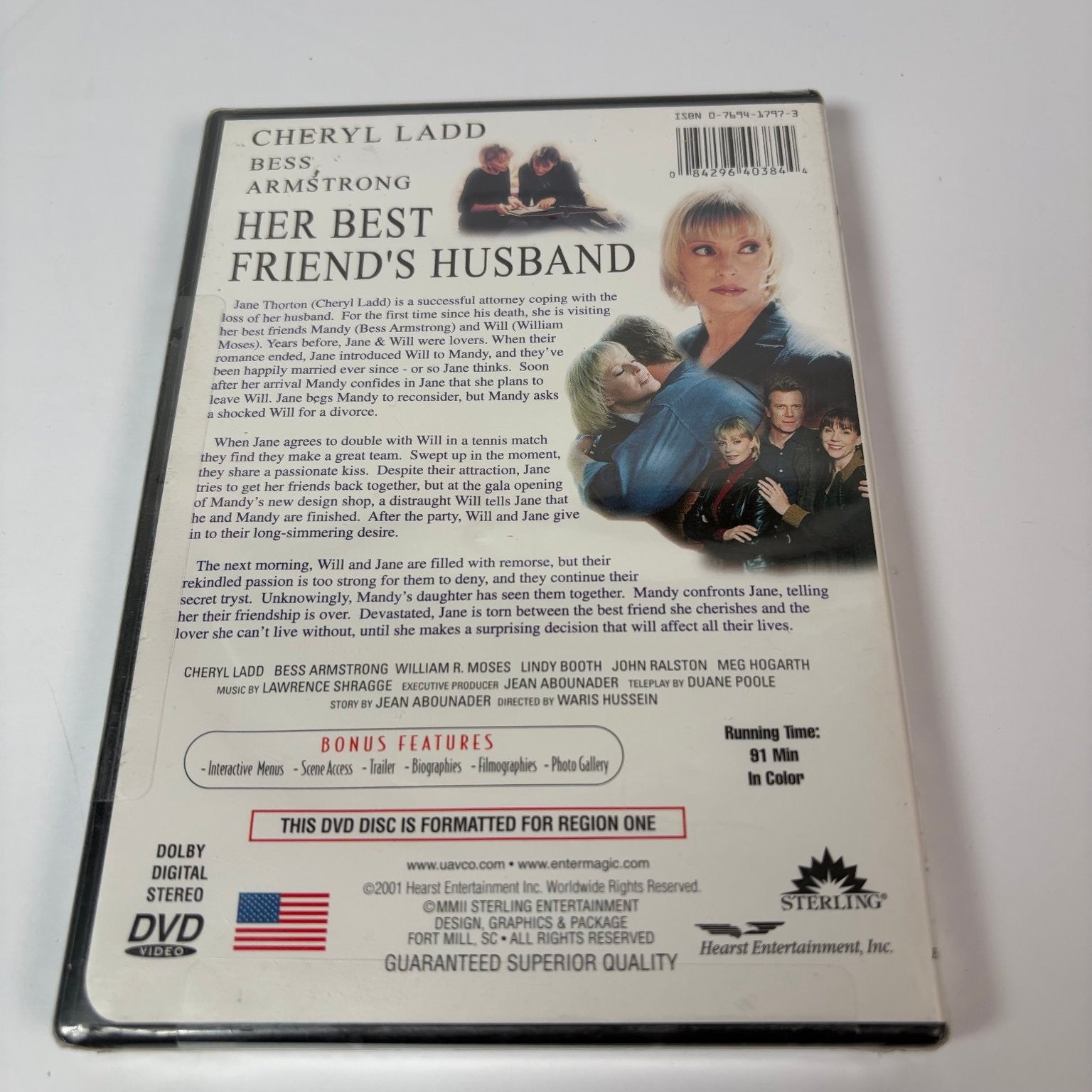 Her Best Friend's Husband DVD 2001 Cheryl Ladd Bess Armstrong Bonus Features