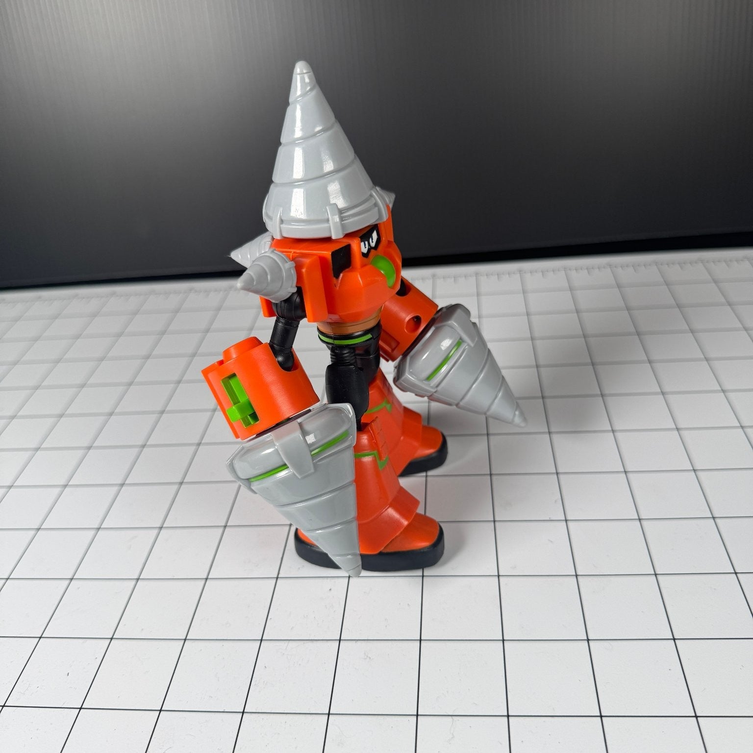 Drill Man Mega Man Action Figure 6in Articulated with Drillbomb Accessory