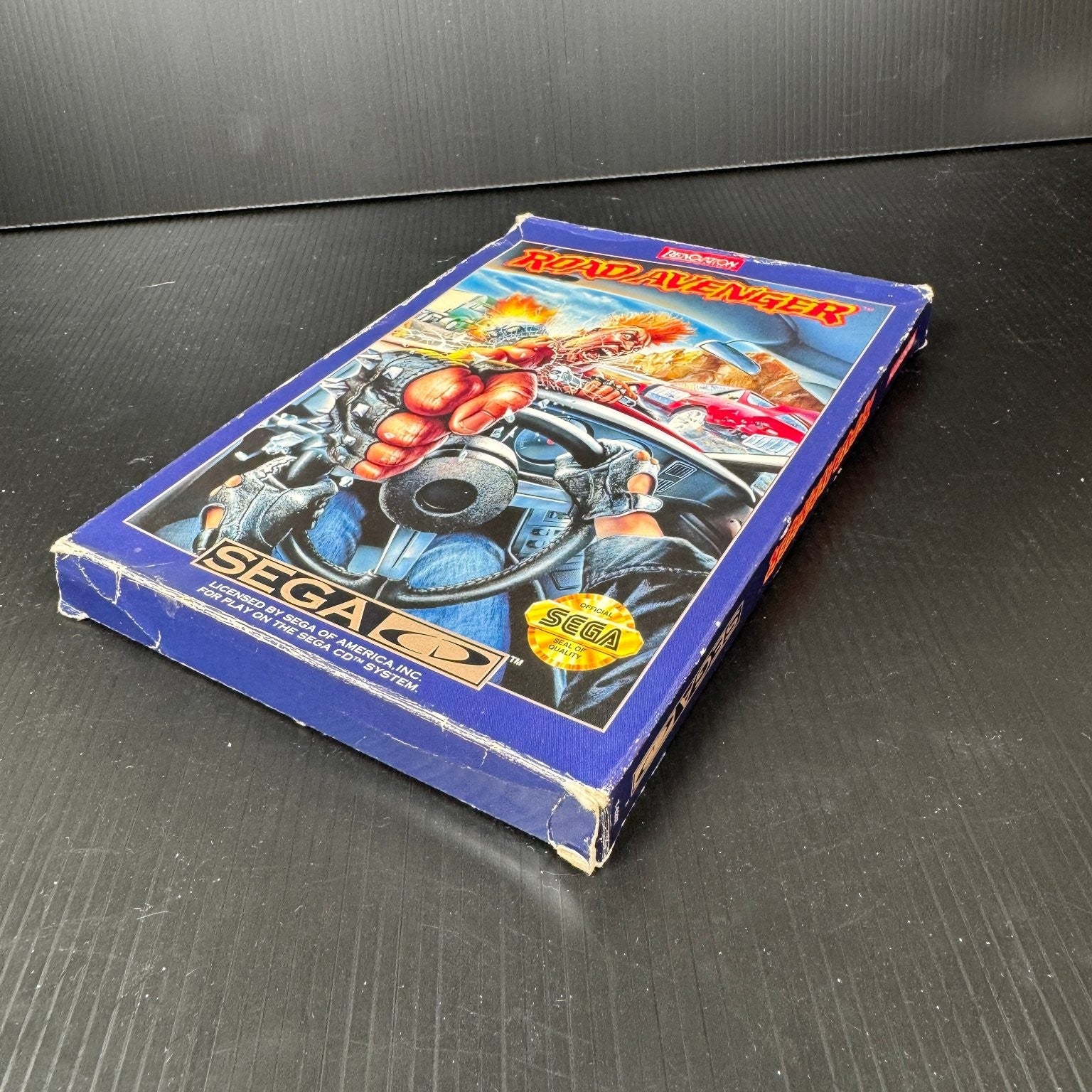 Road Avenger Sega CD Video Game Complete CIB Action Full Motion Animation