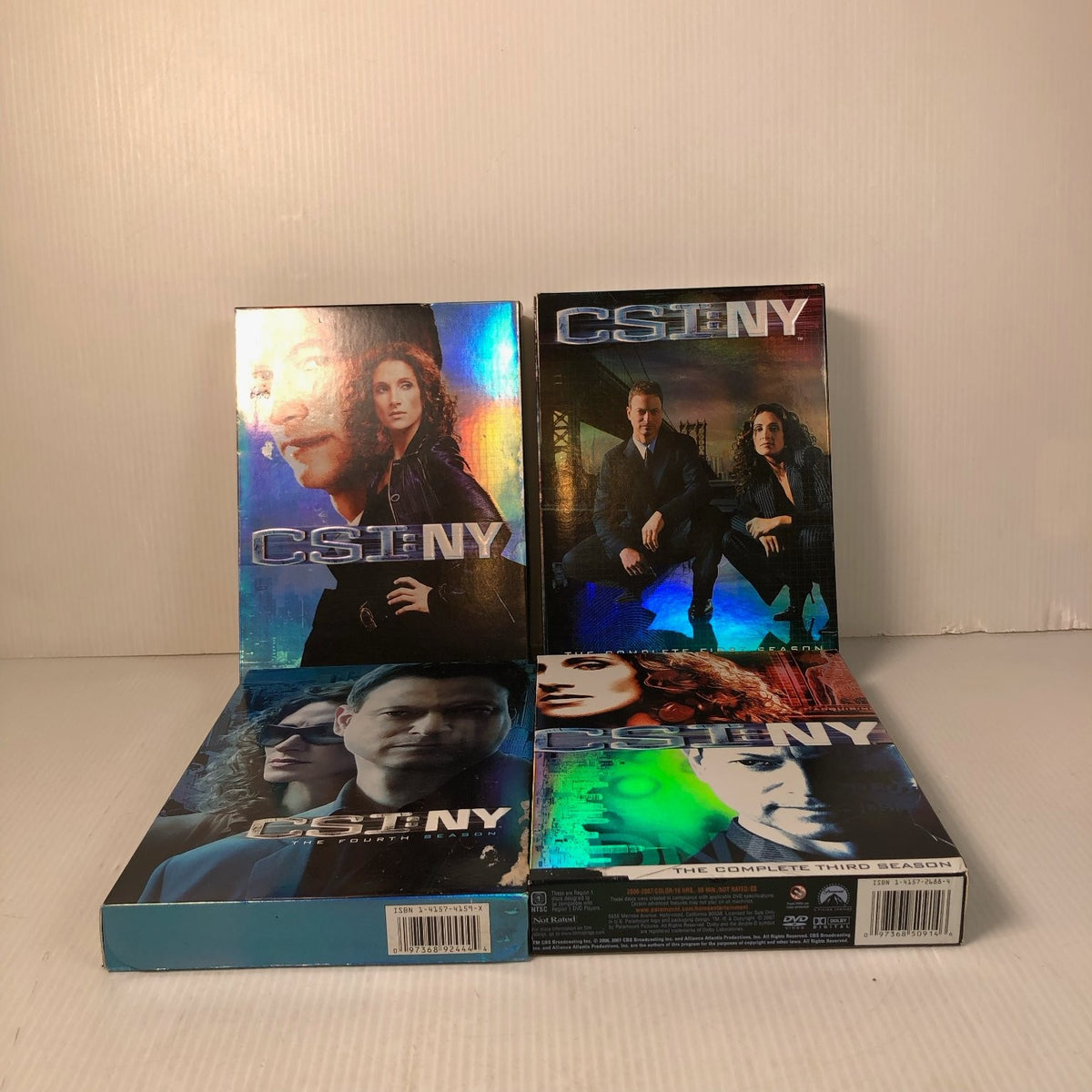CSI: NY The Complete Seasons 1 - 4 DVD Set Gary Sinise Melina Kanakaredes