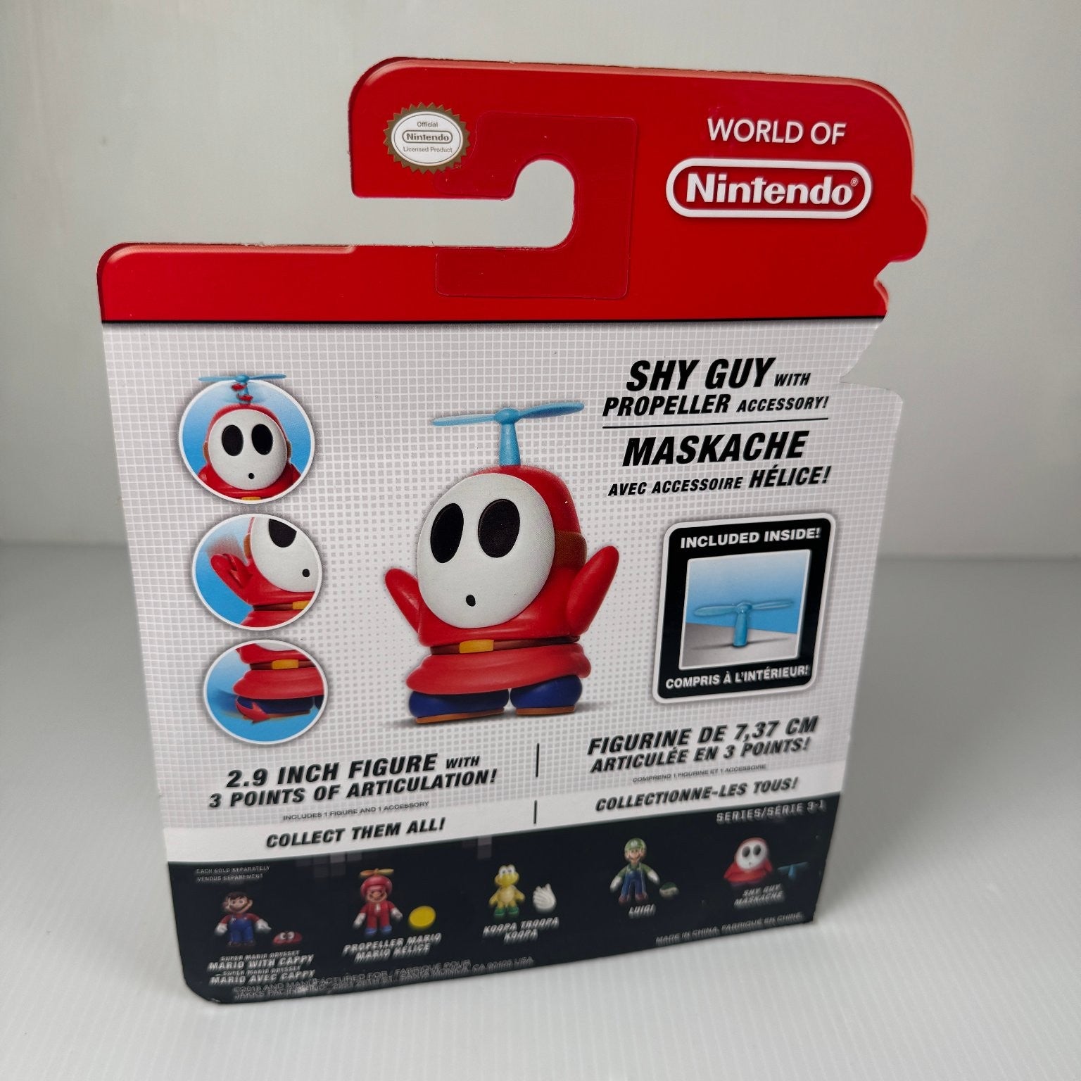 Jakks Pacific Shy Guy Super Mario World of Nintendo 3 Inch Figure Series 3-1