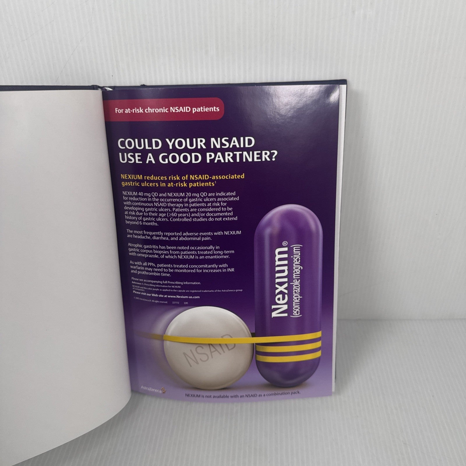 Drug Rep Pharmaceutical Nexium Promotional Journal 2005 (Blank pages!)