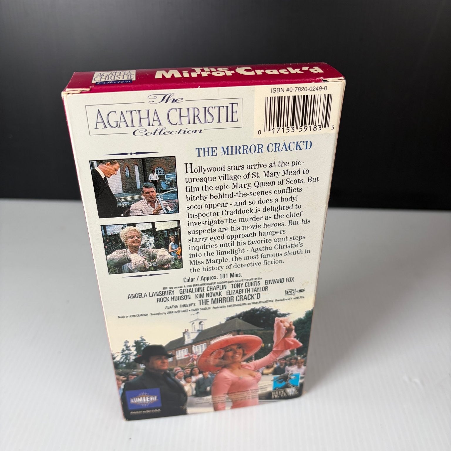 The Mirror Crack'd VHS 1980 Mystery Agatha Christie Lumiere Republic