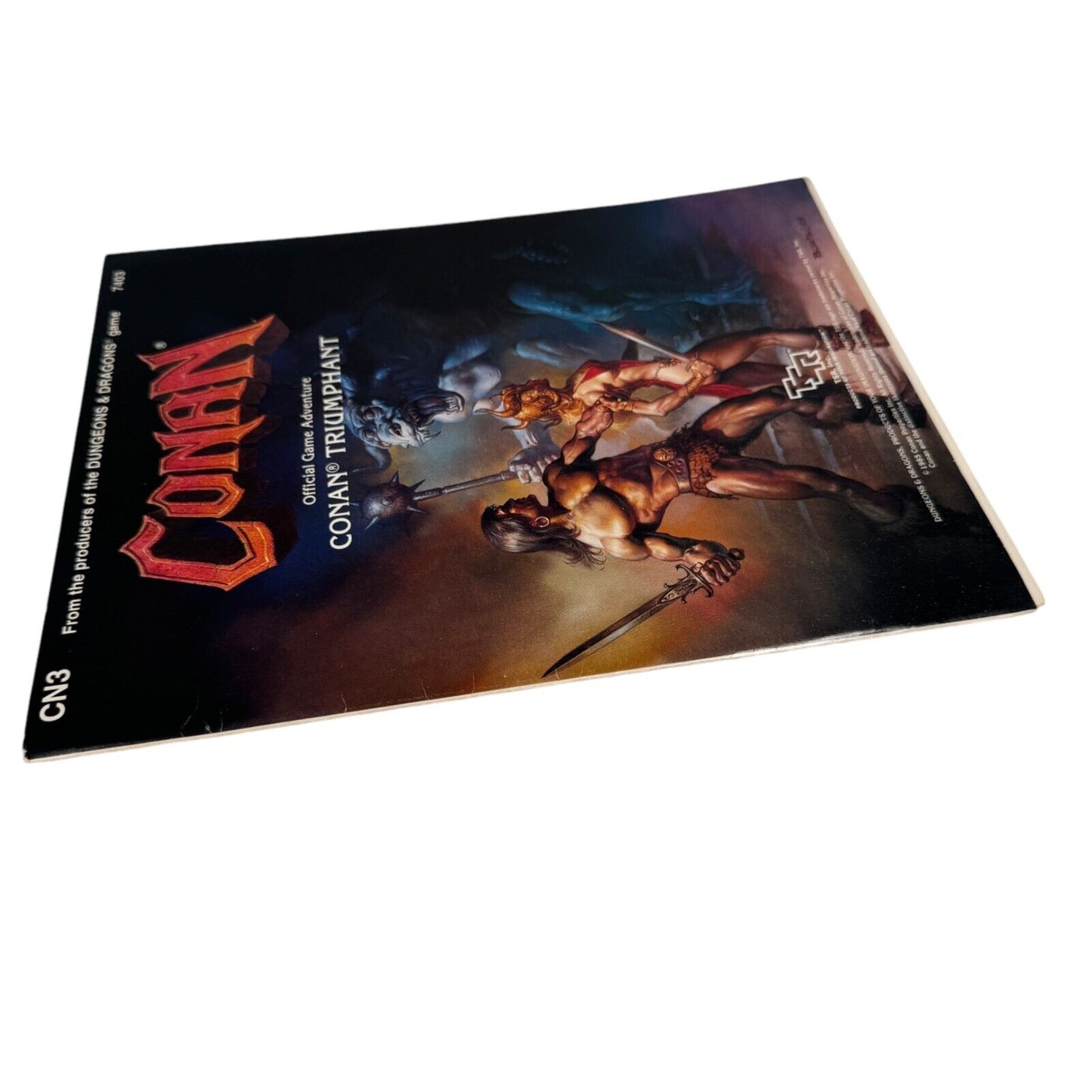 Conan Triumphant Official RPG Game Adventure Module CN3 TSR 7403 1985 OOP VG